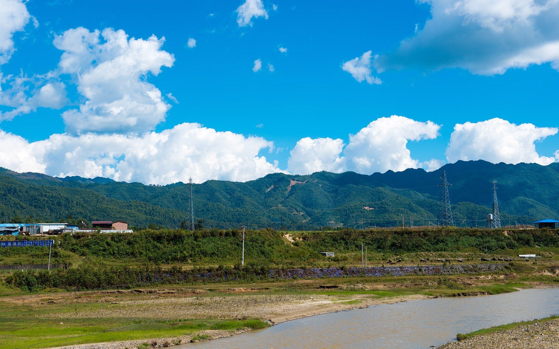 云南,白云,美景