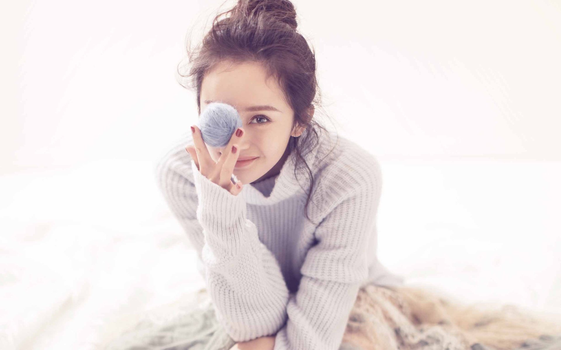 杨幂,写真,冬日