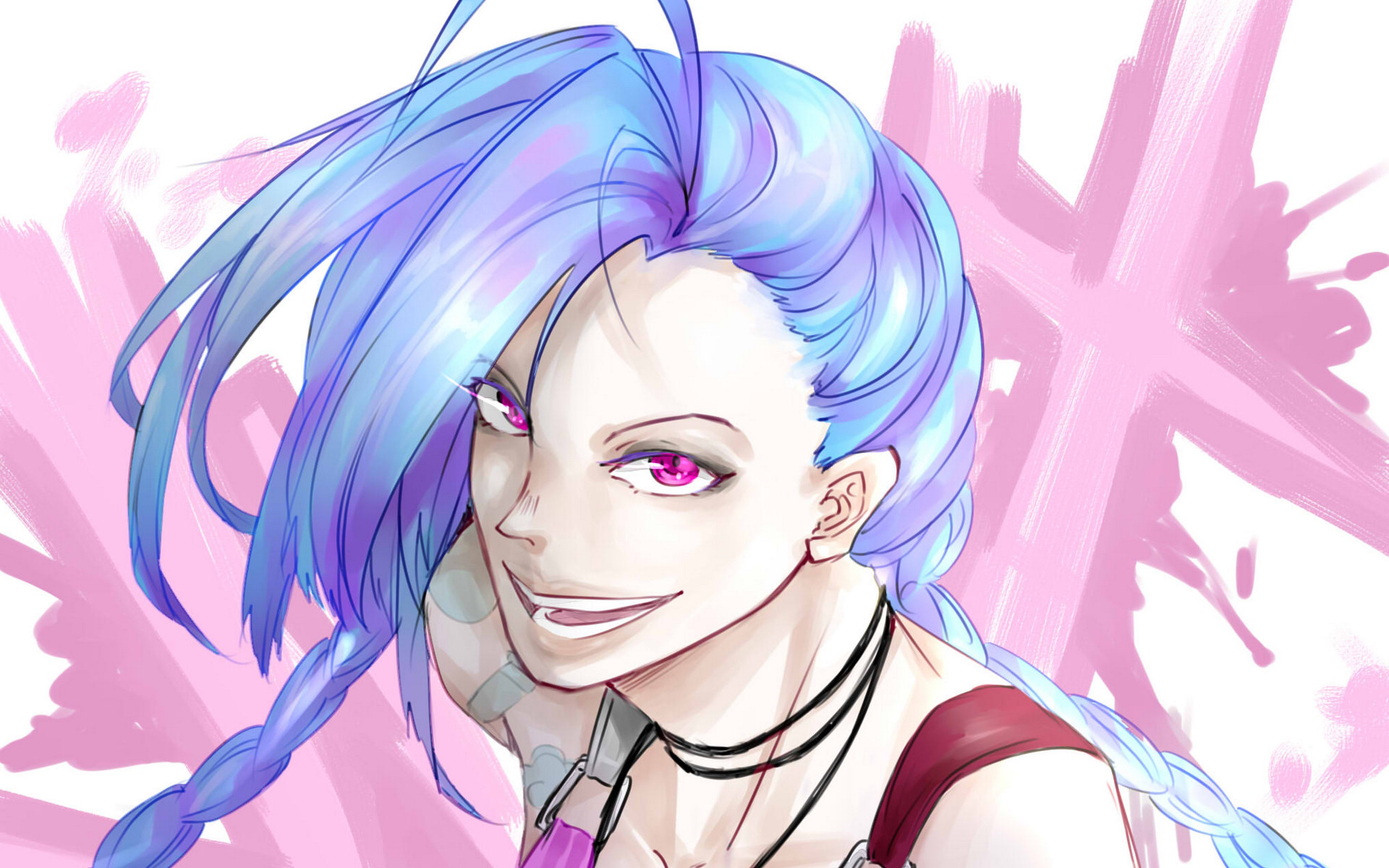 英雄联盟,lol,金克斯,手绘