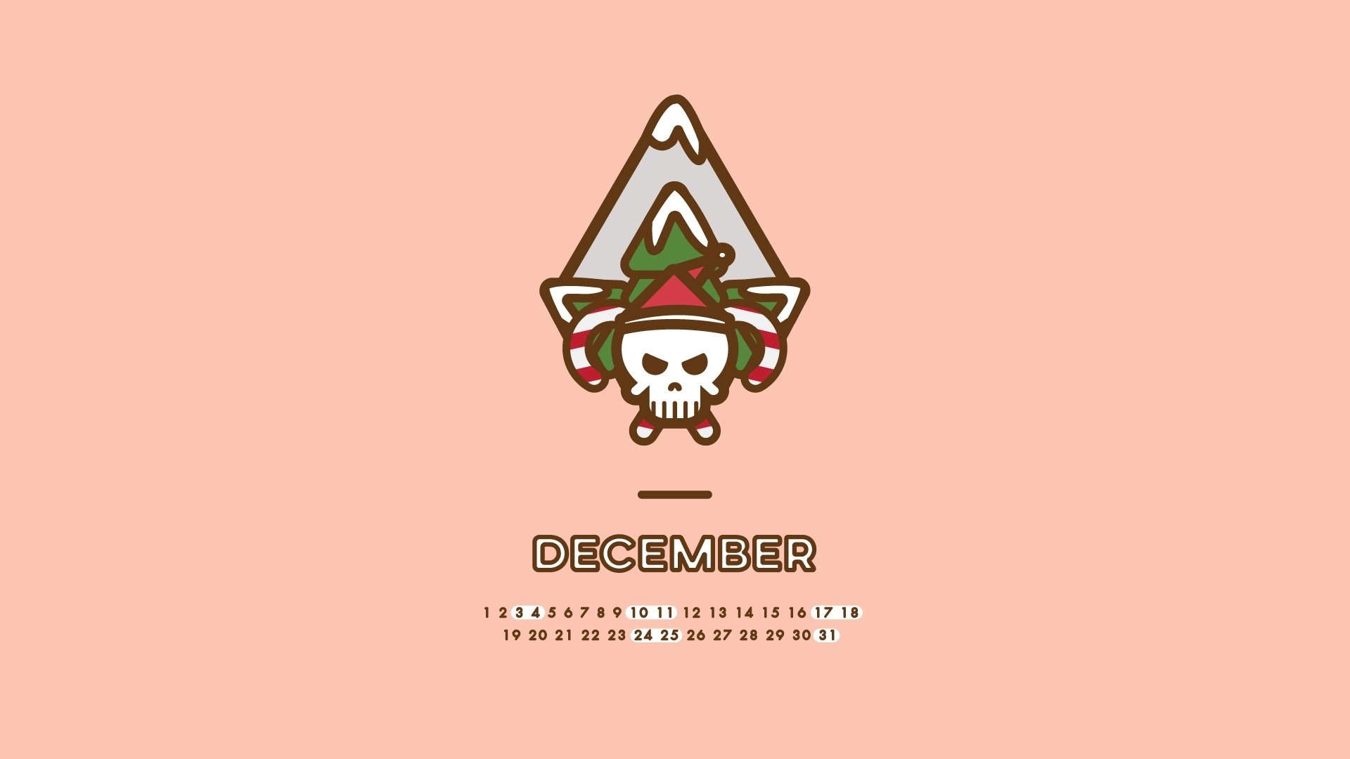 12月,圣诞节,骷髅