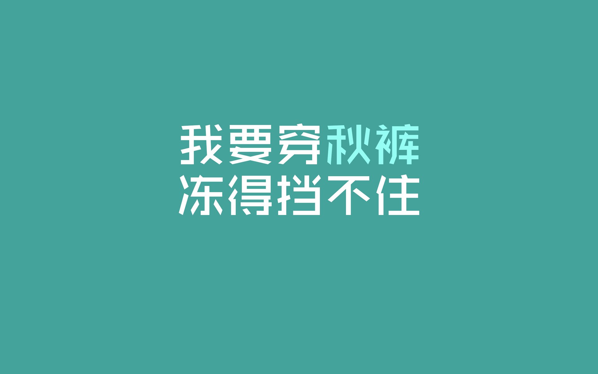 文字,秋裤,寒冷
