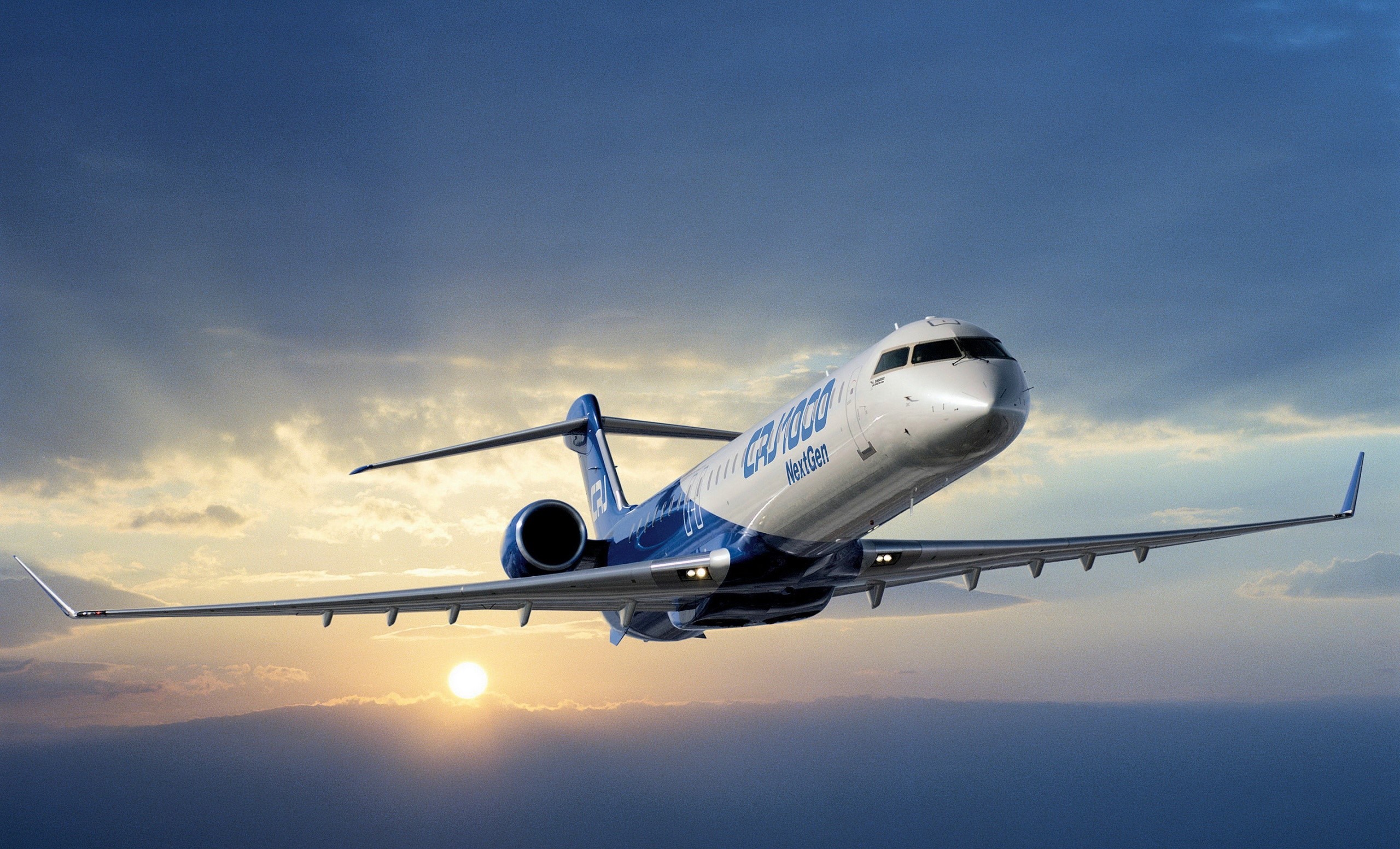 蓝天白云,天空,飞机,客机,航空