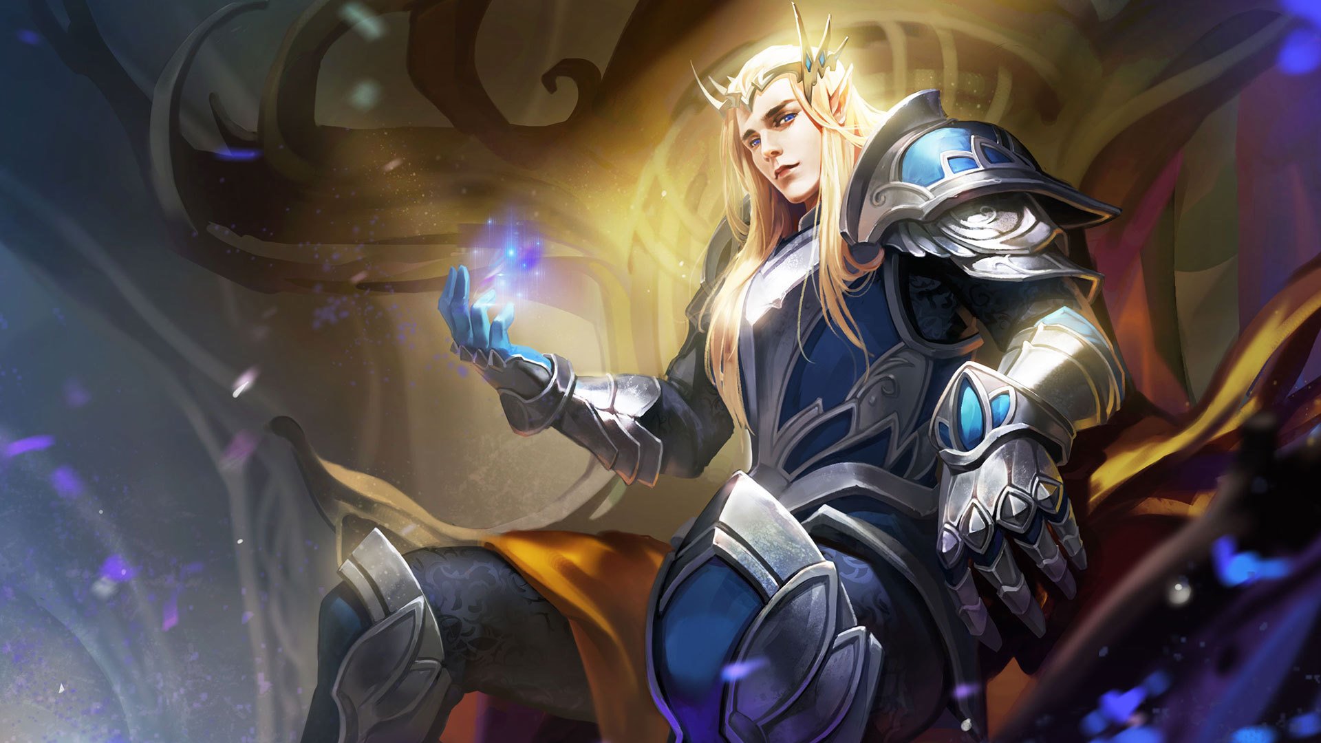 王者荣耀,后羿精灵王阿尔法小队半神之弓