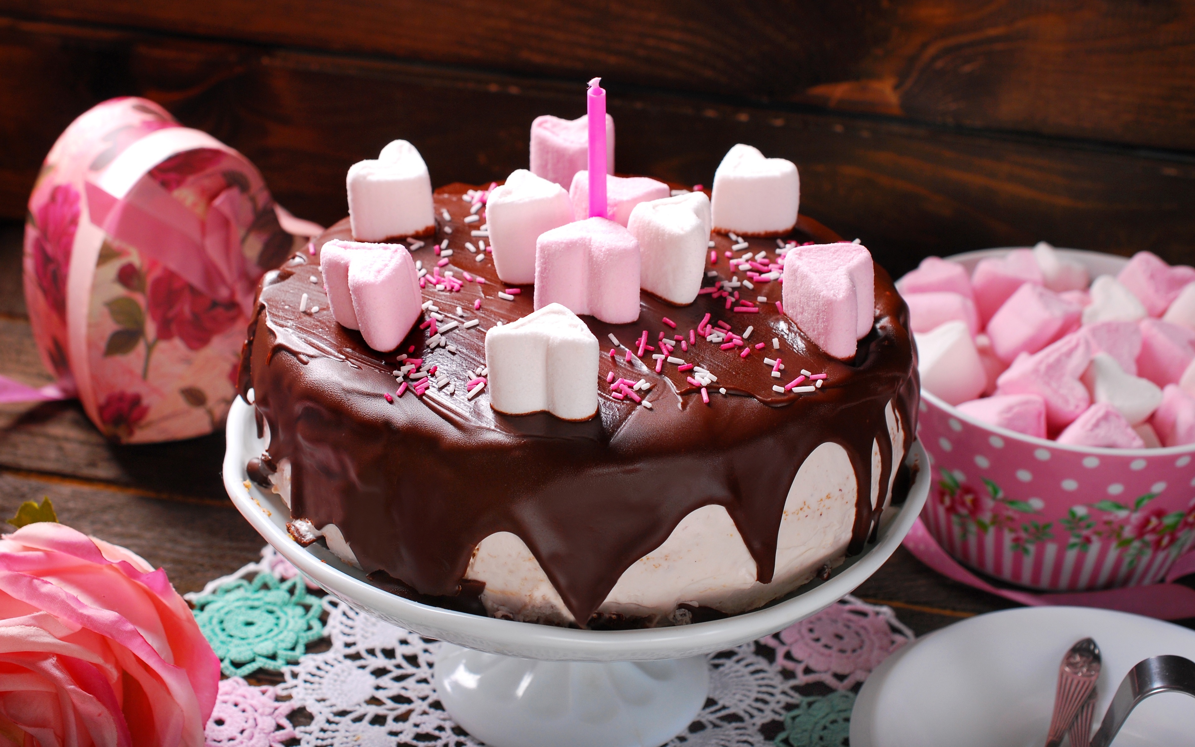 美食,蛋糕,生日,爱心,诱惑