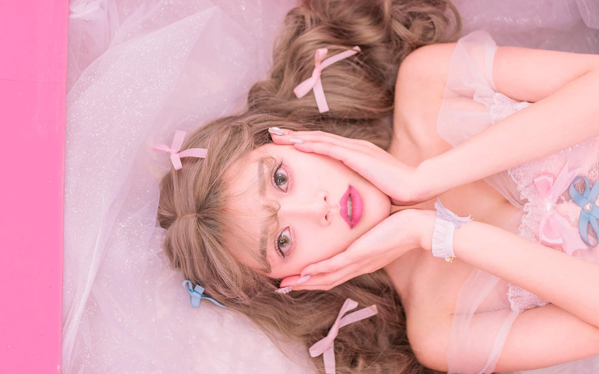 清纯,粉色,可爱