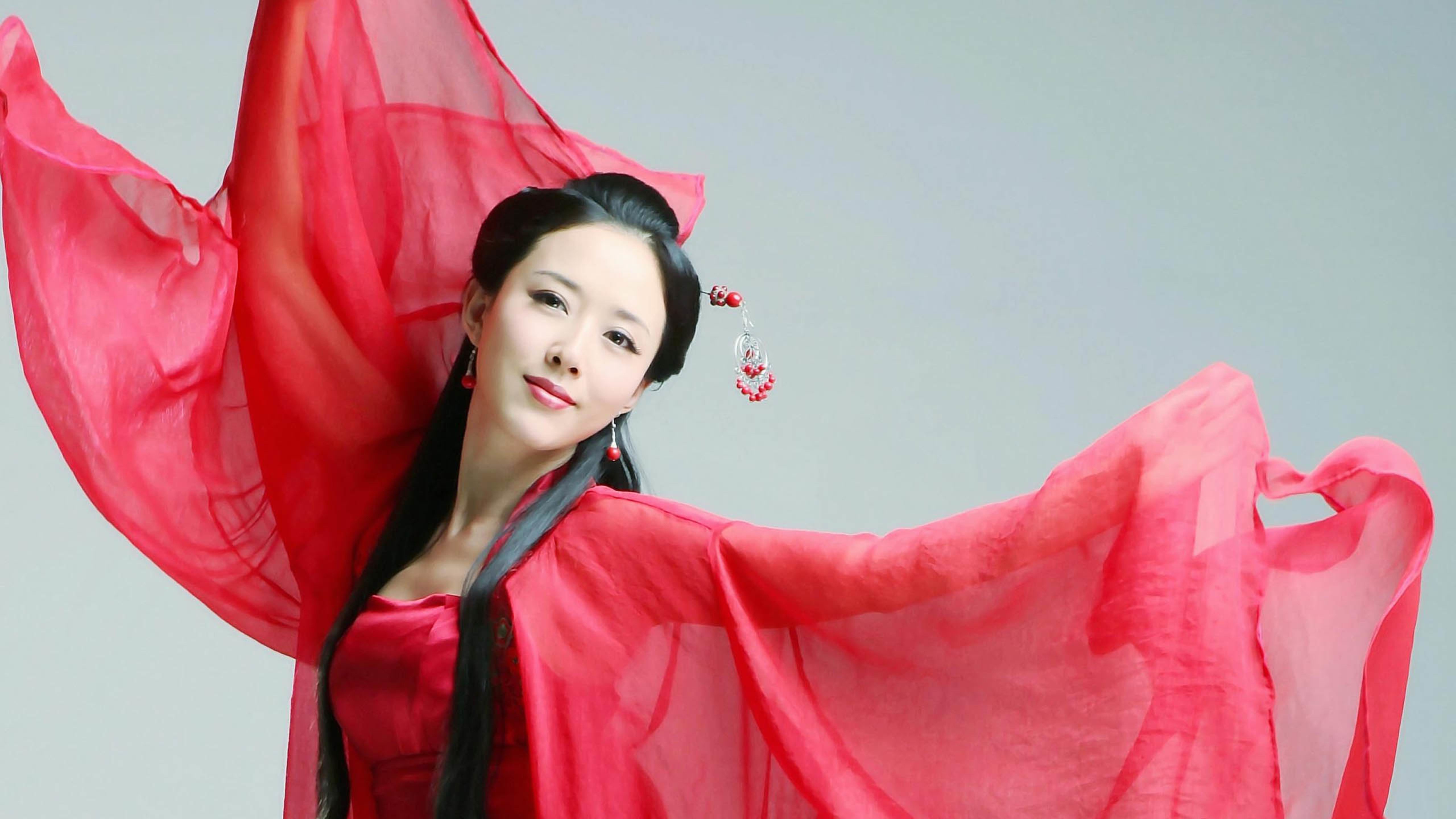 文艺古风,红色汉服