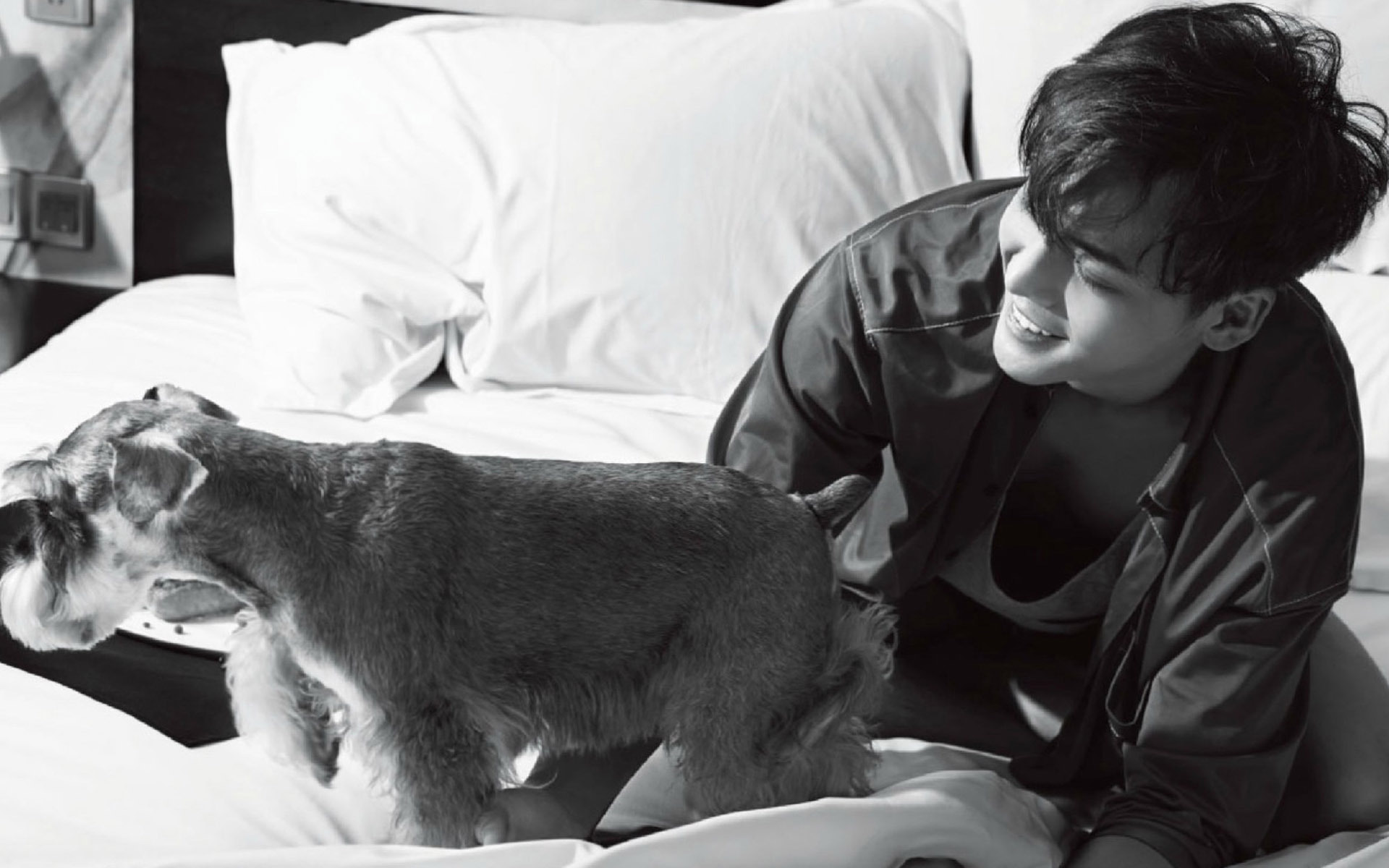 陈伟霆,雅痞,黑白