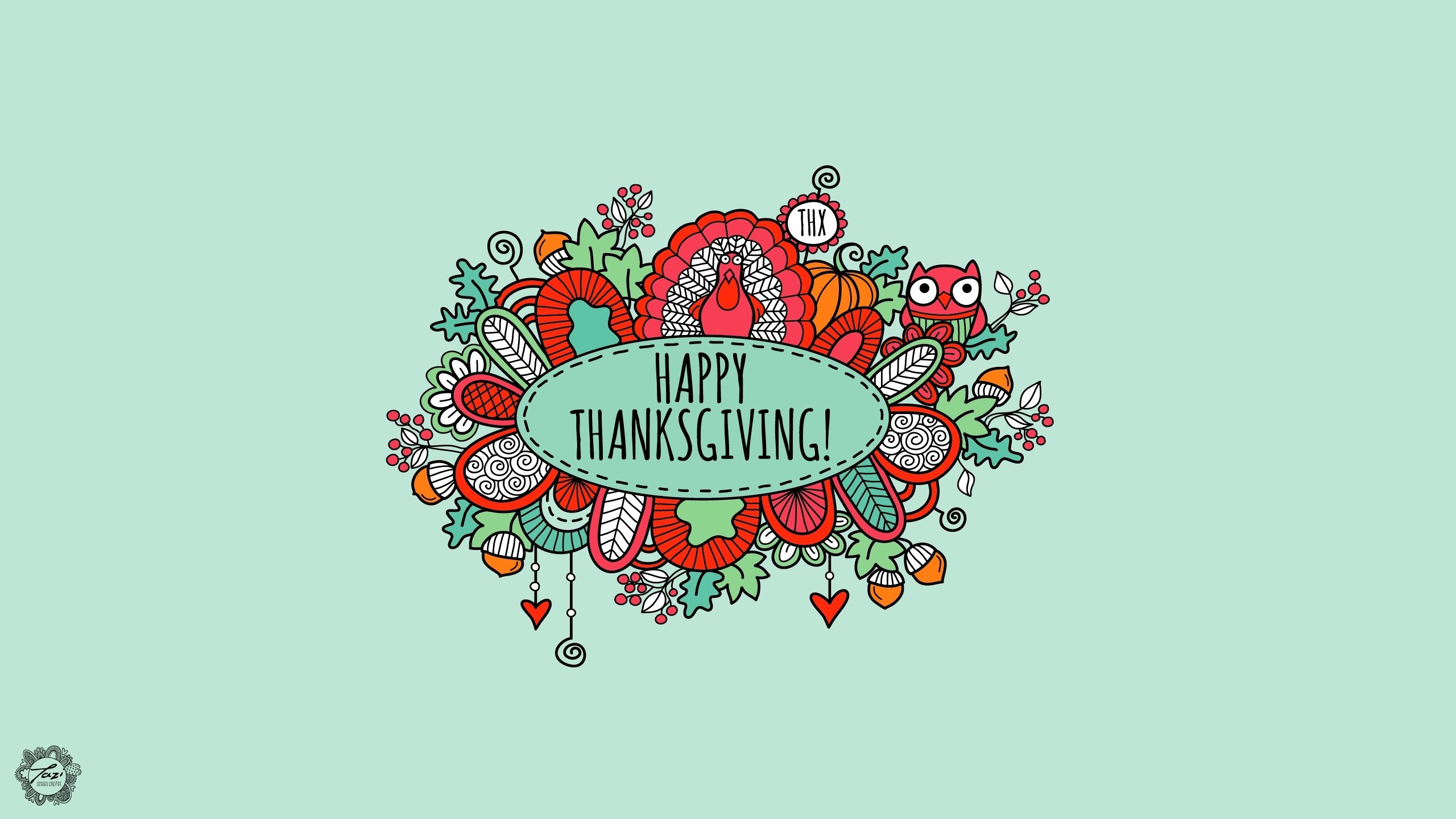 感恩节,火鸡,卡通