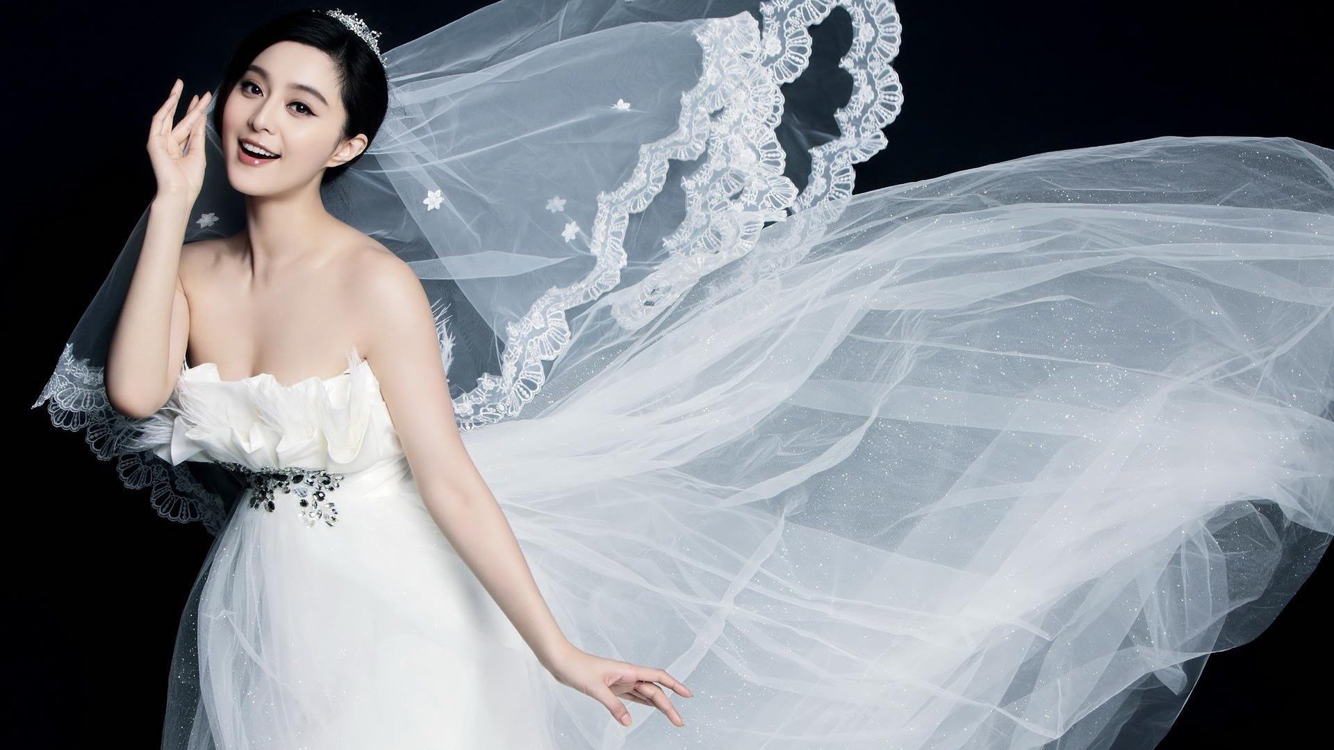 范冰冰,婚纱