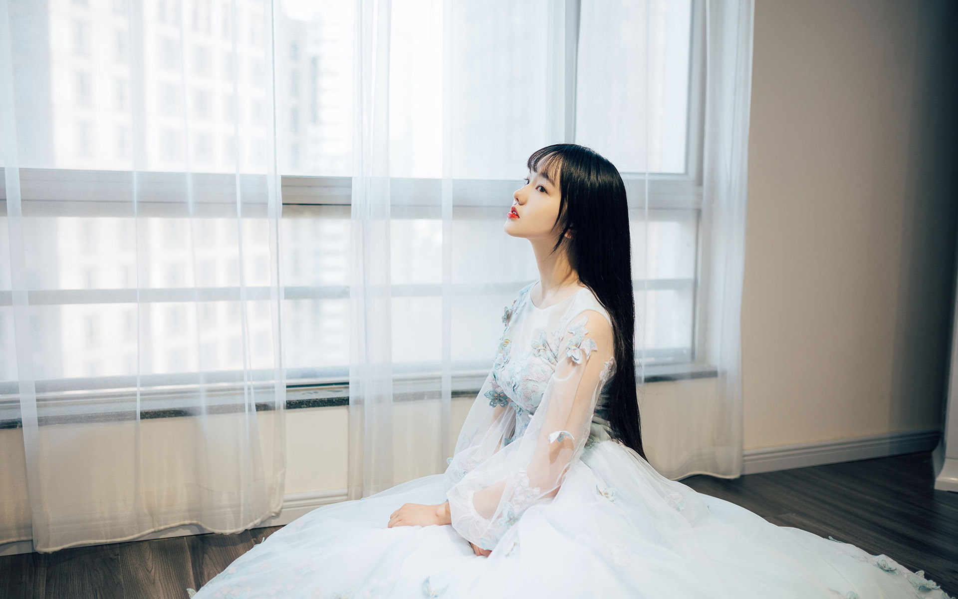 清纯,气质,长裙,唯美