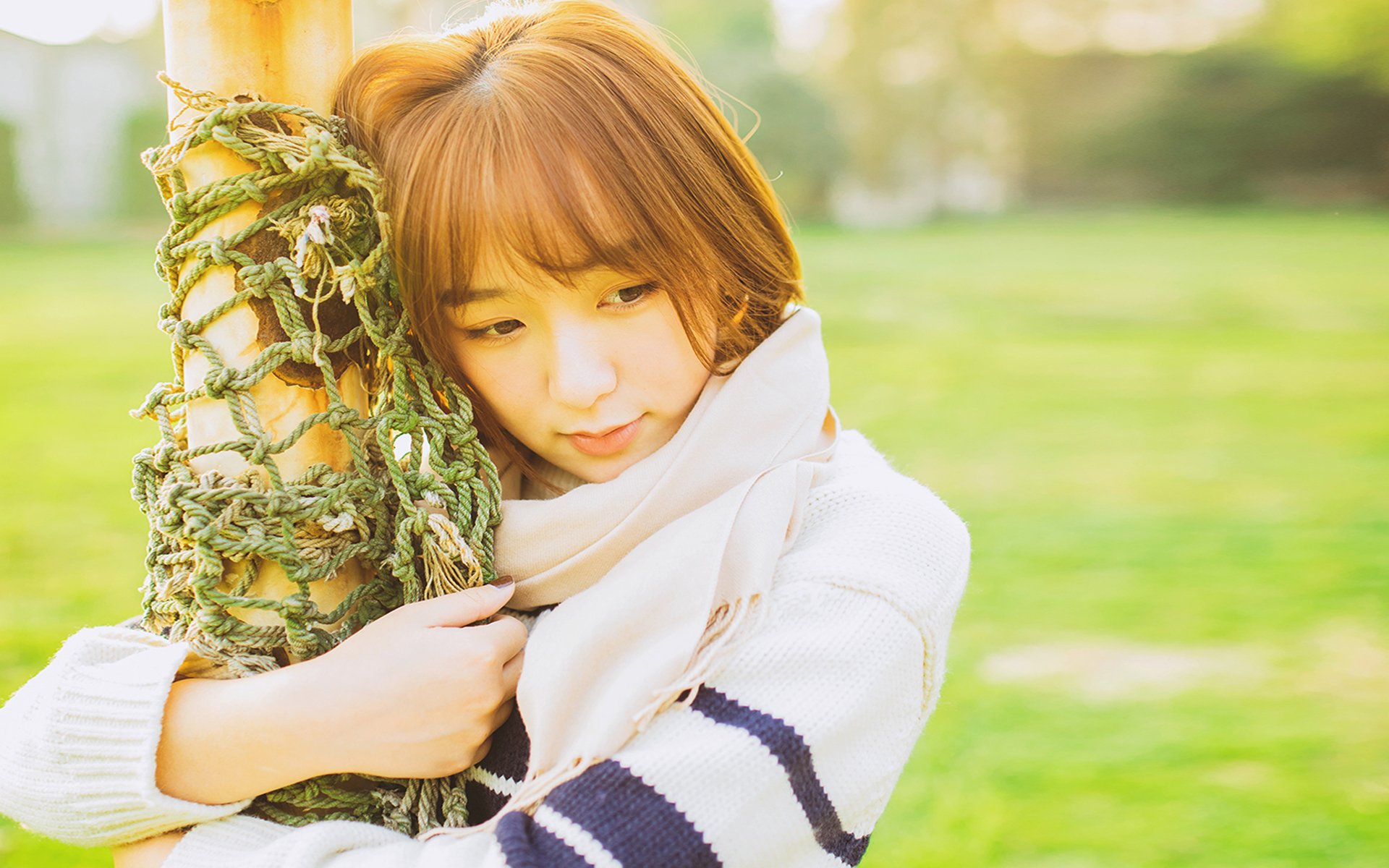 清纯,文艺,阳光,冬日,唯美,短发,治愈