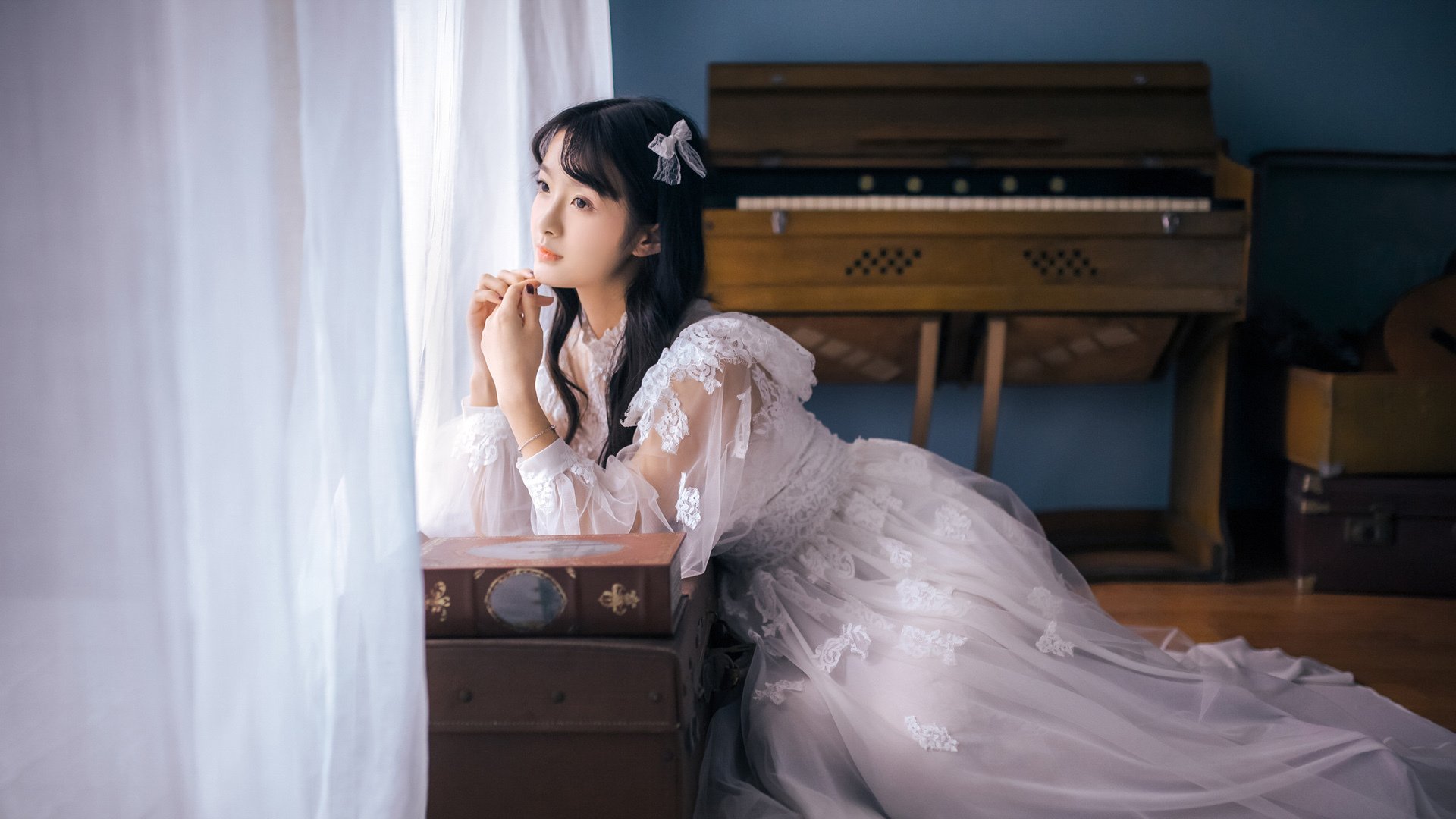 清纯,唯美,长裙