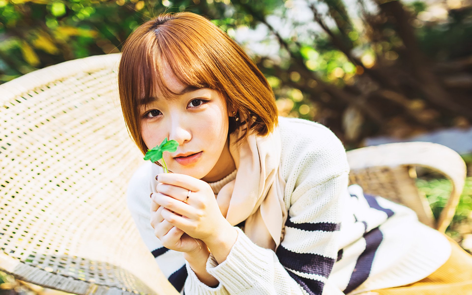 清纯,文艺,阳光,冬日,唯美,短发,治愈