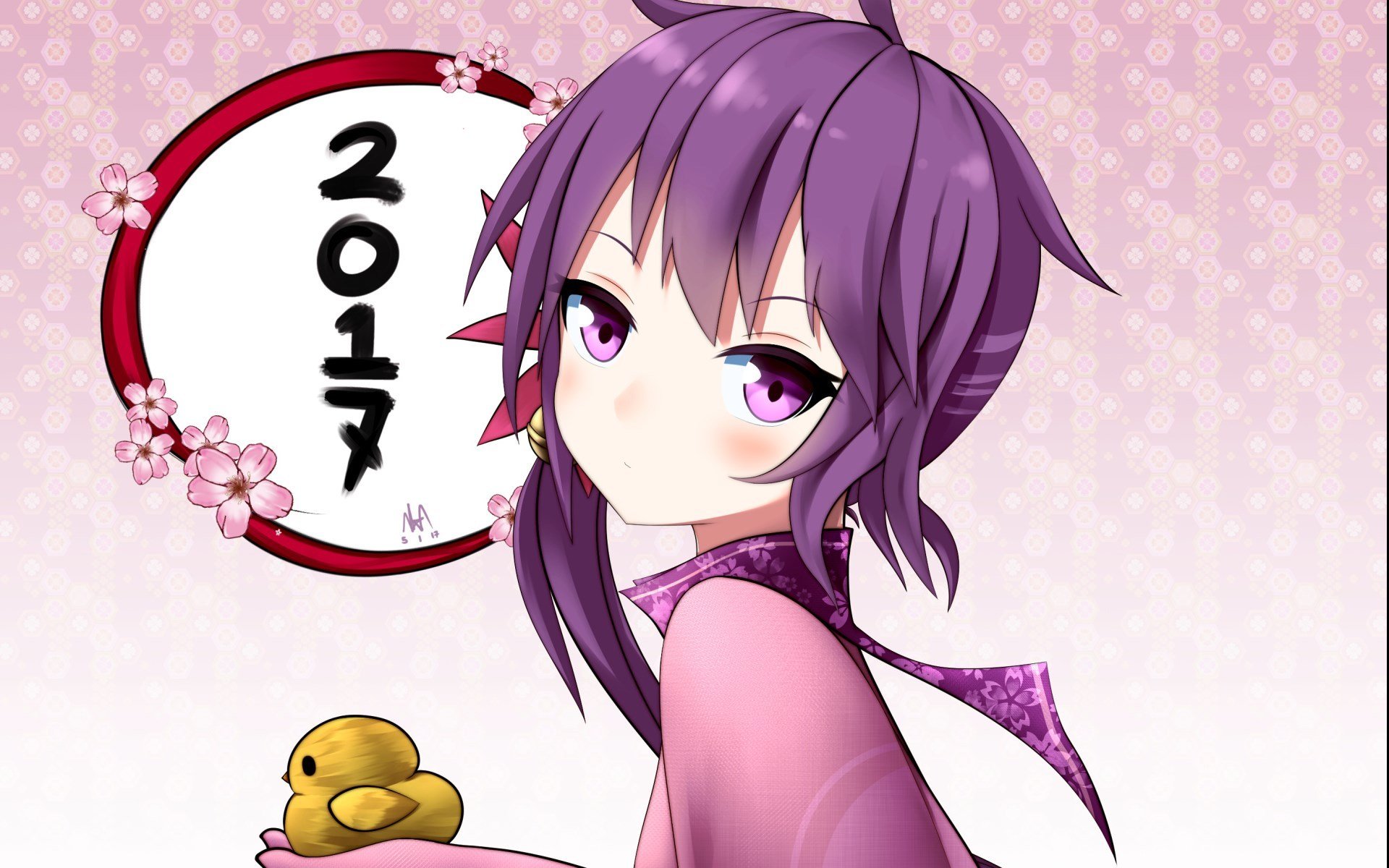 2017,新年快乐,二次元,春节