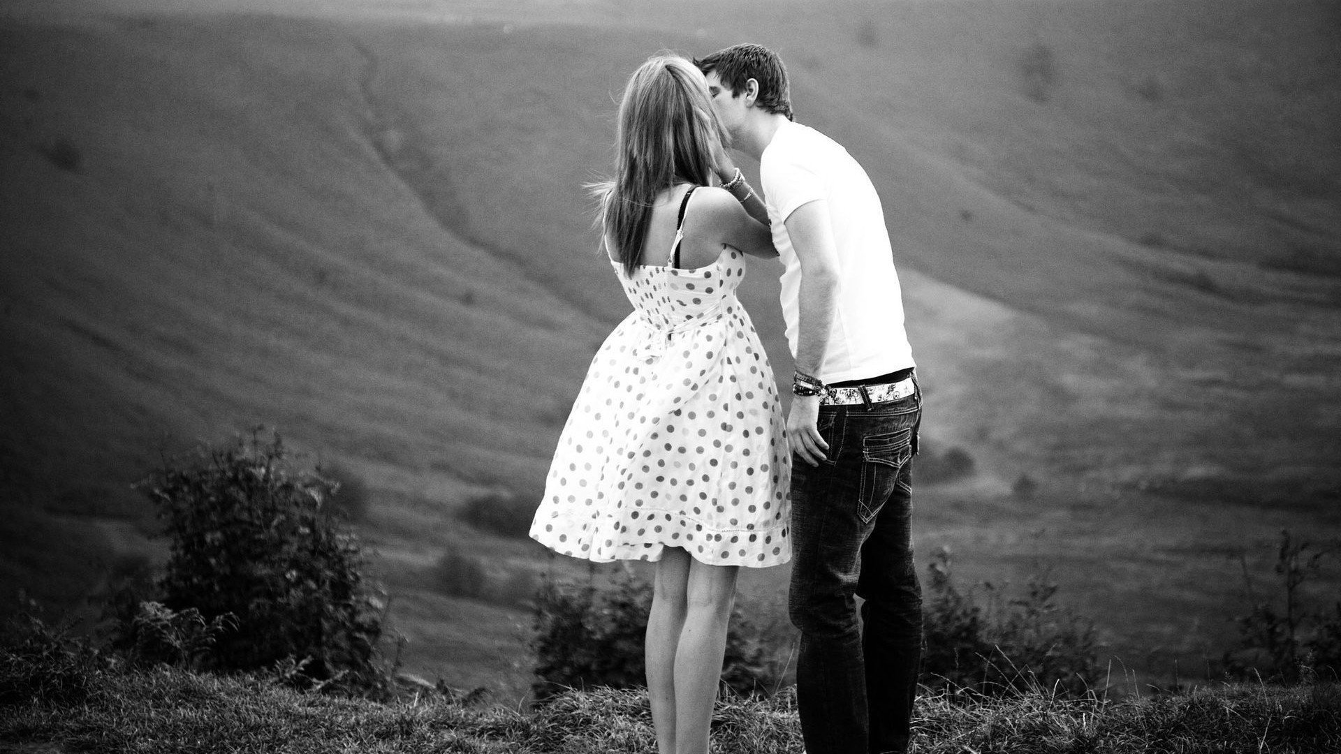 唯美温馨,情侣,亲吻,欧美