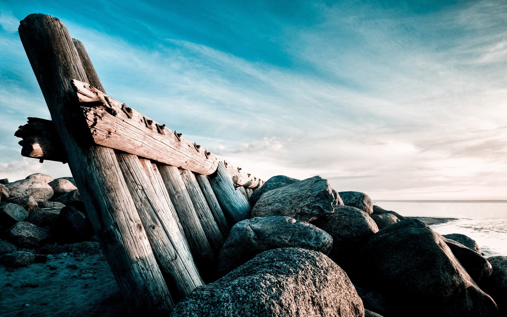 自然风光,大海,岩石