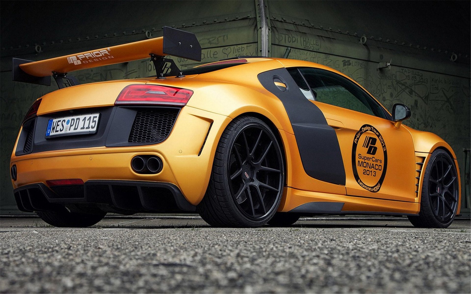 奥迪,TT,橘黄色跑车