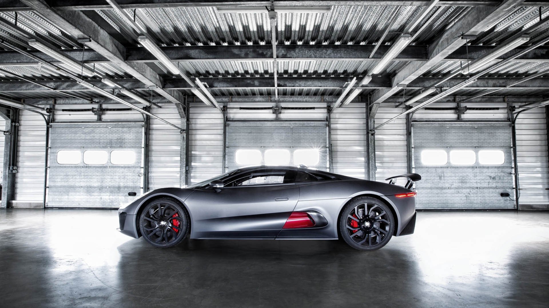 捷豹,C-X75,黑色跑车