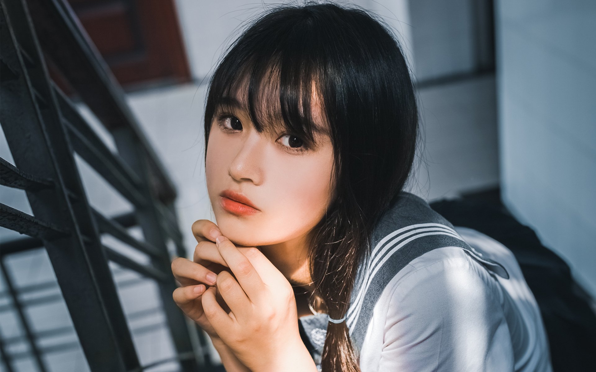 清纯,文艺,校服