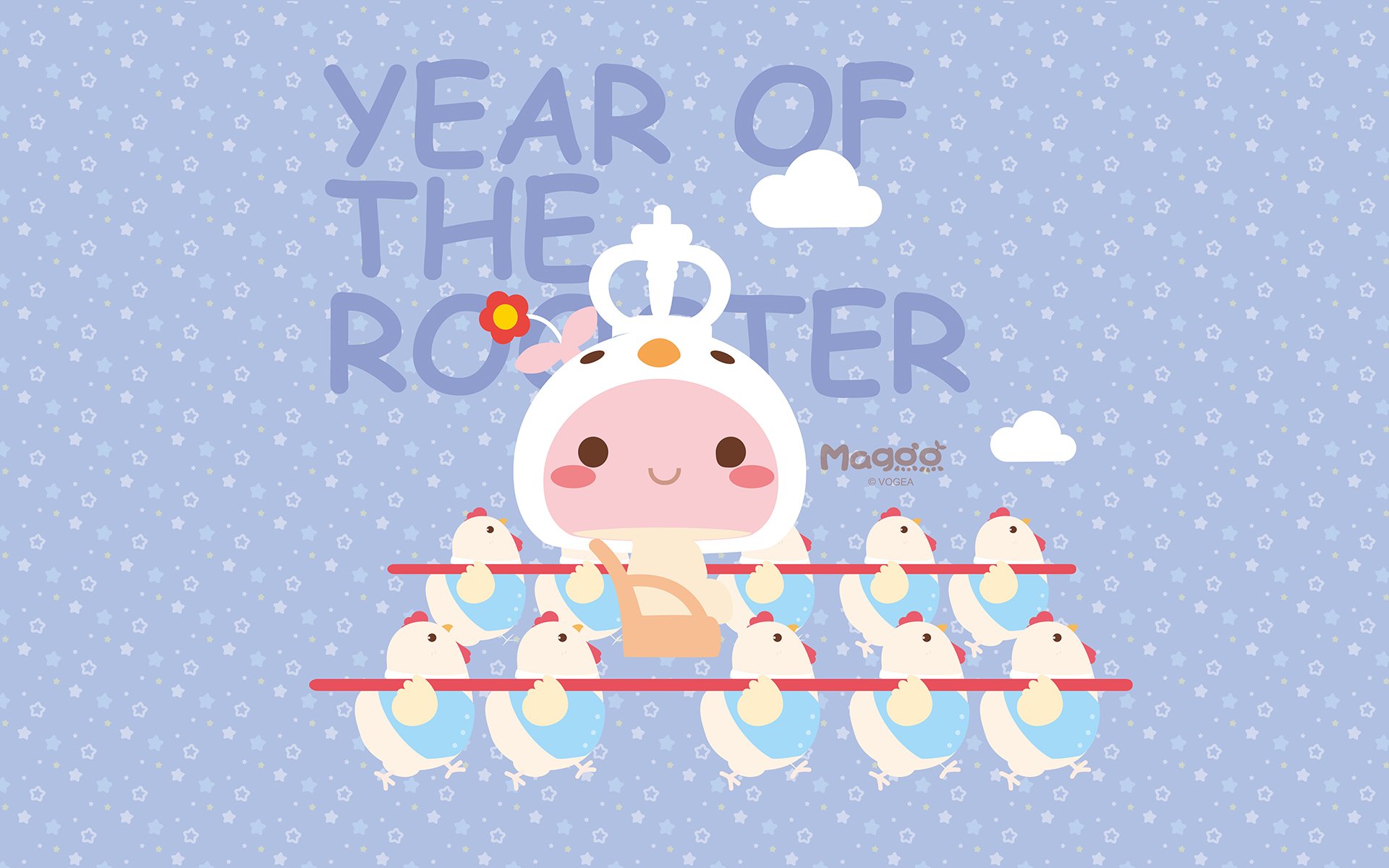 2017,新年快乐,蘑菇点点,春节