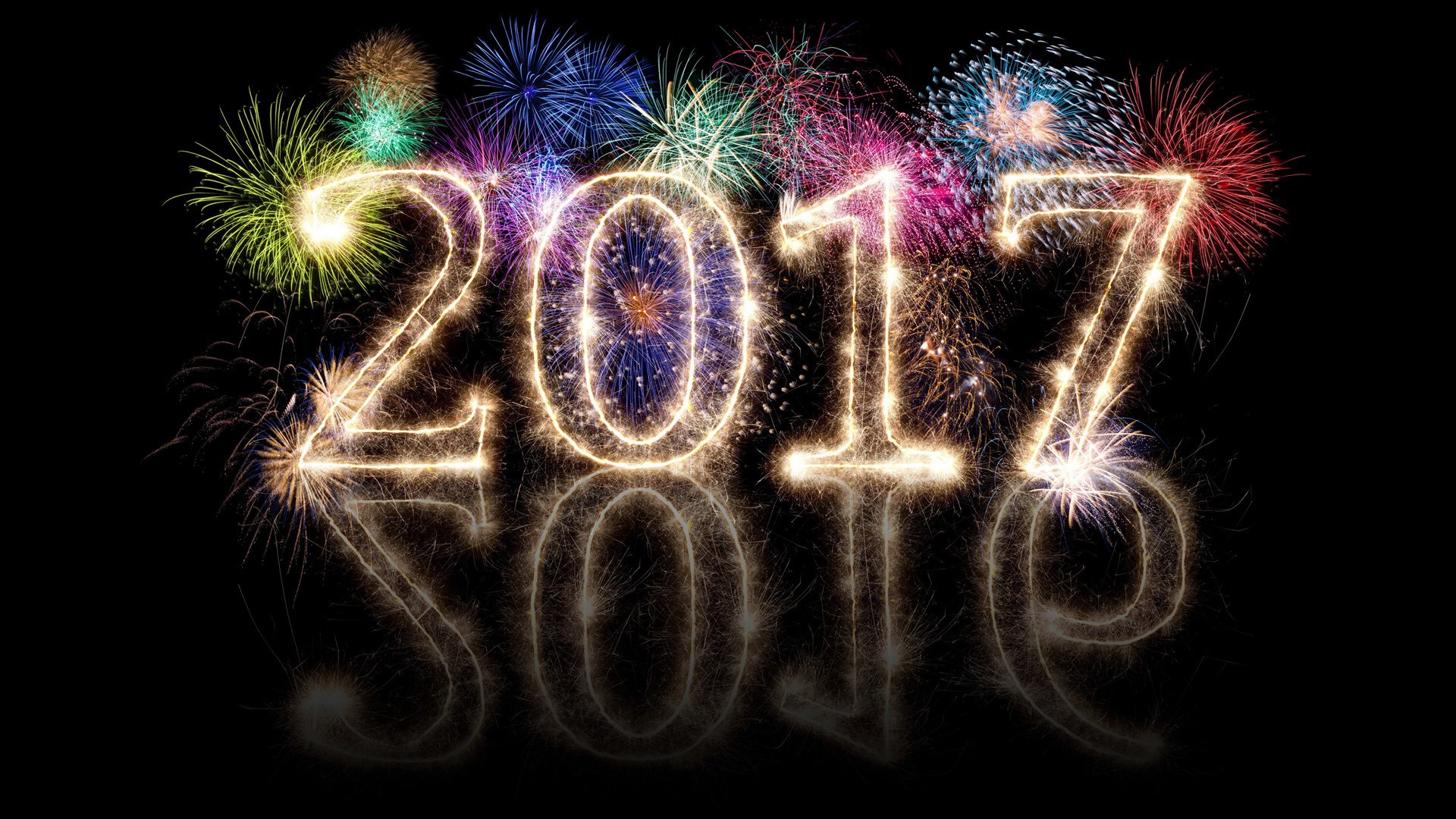 2017,新年快乐,春节,烟花