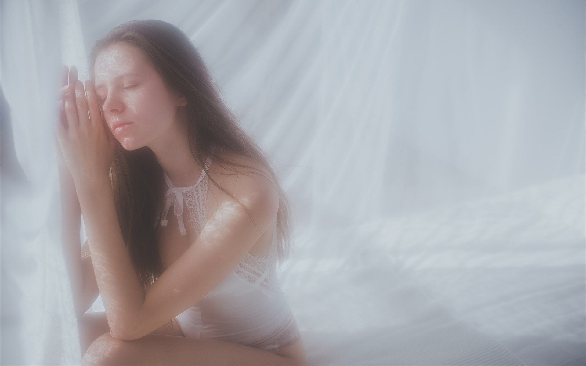 欧美女神,朦胧性感