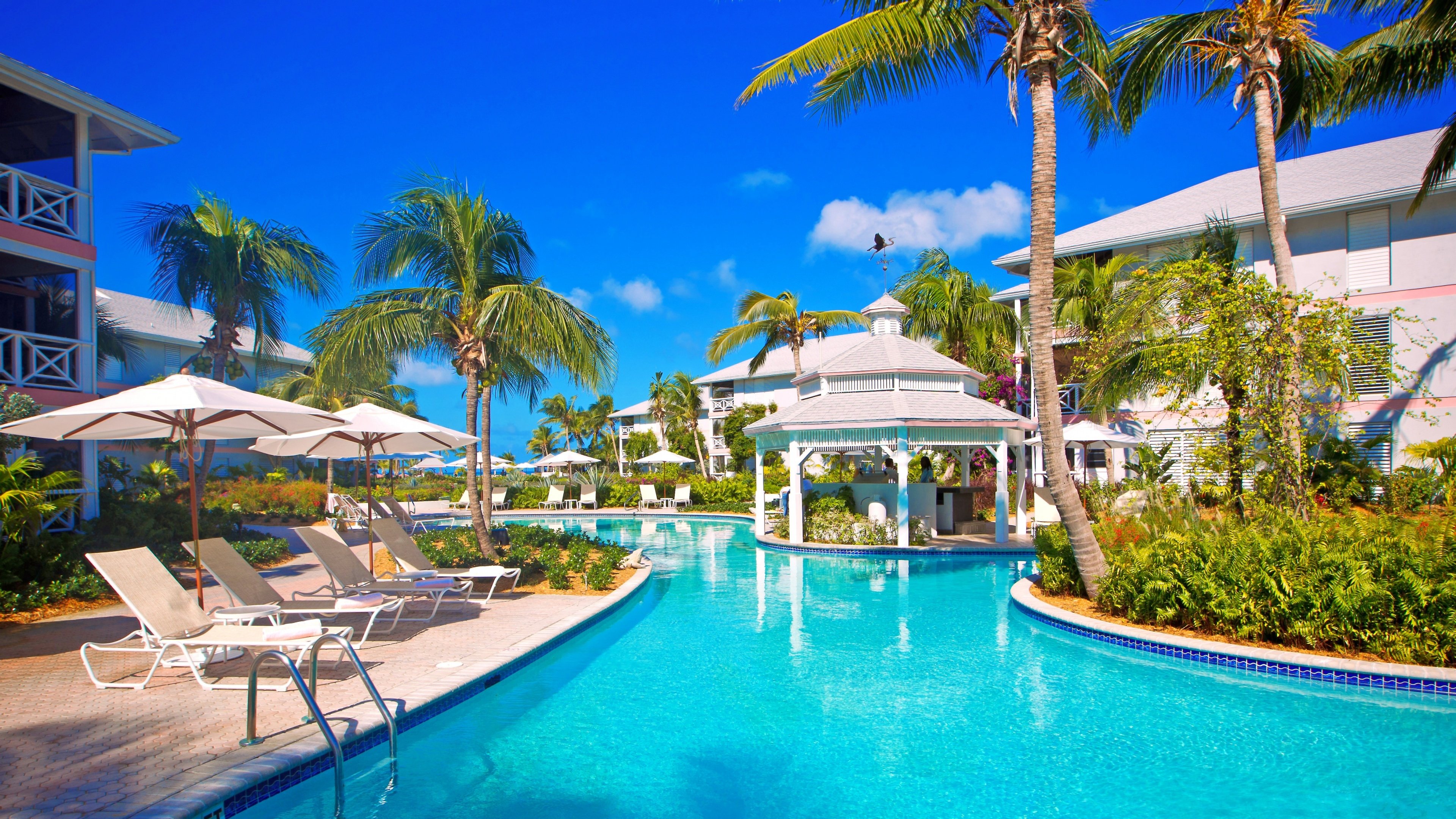 泳池,假日,度假,夏日