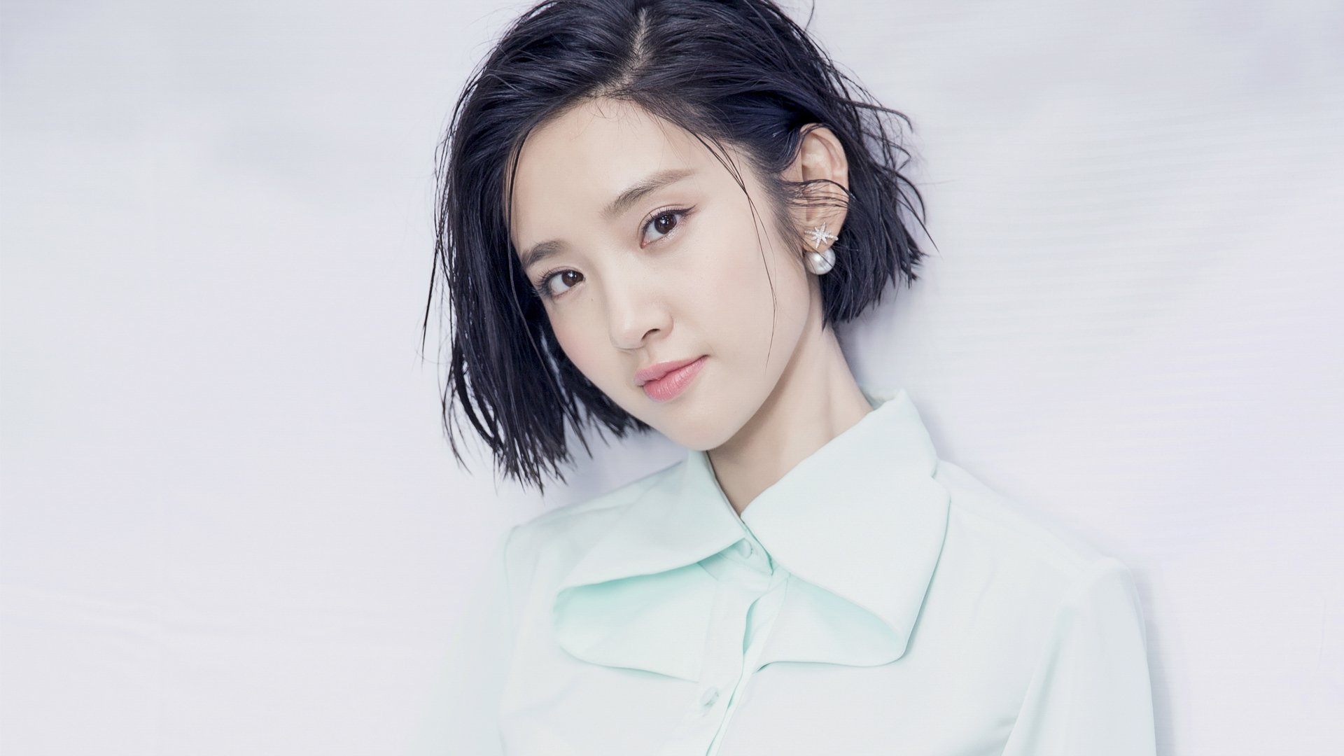 清纯,短发,唐艺昕