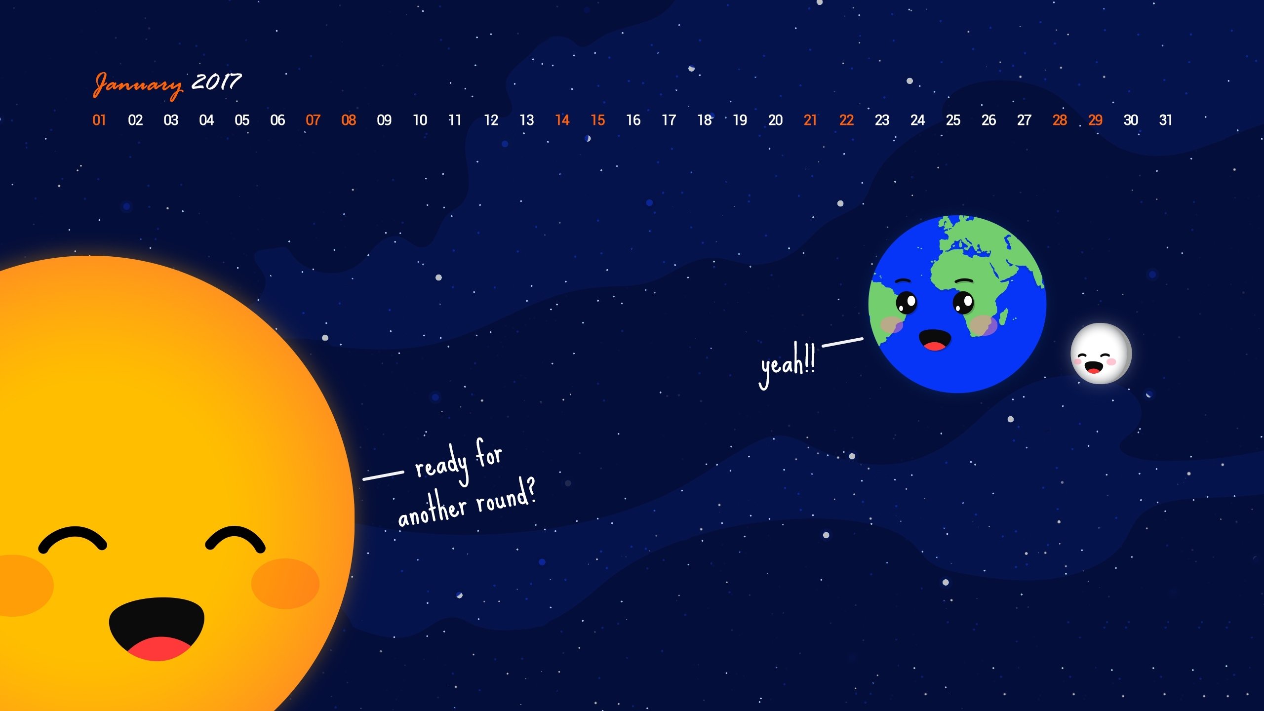 2017年1月,地球,卡通