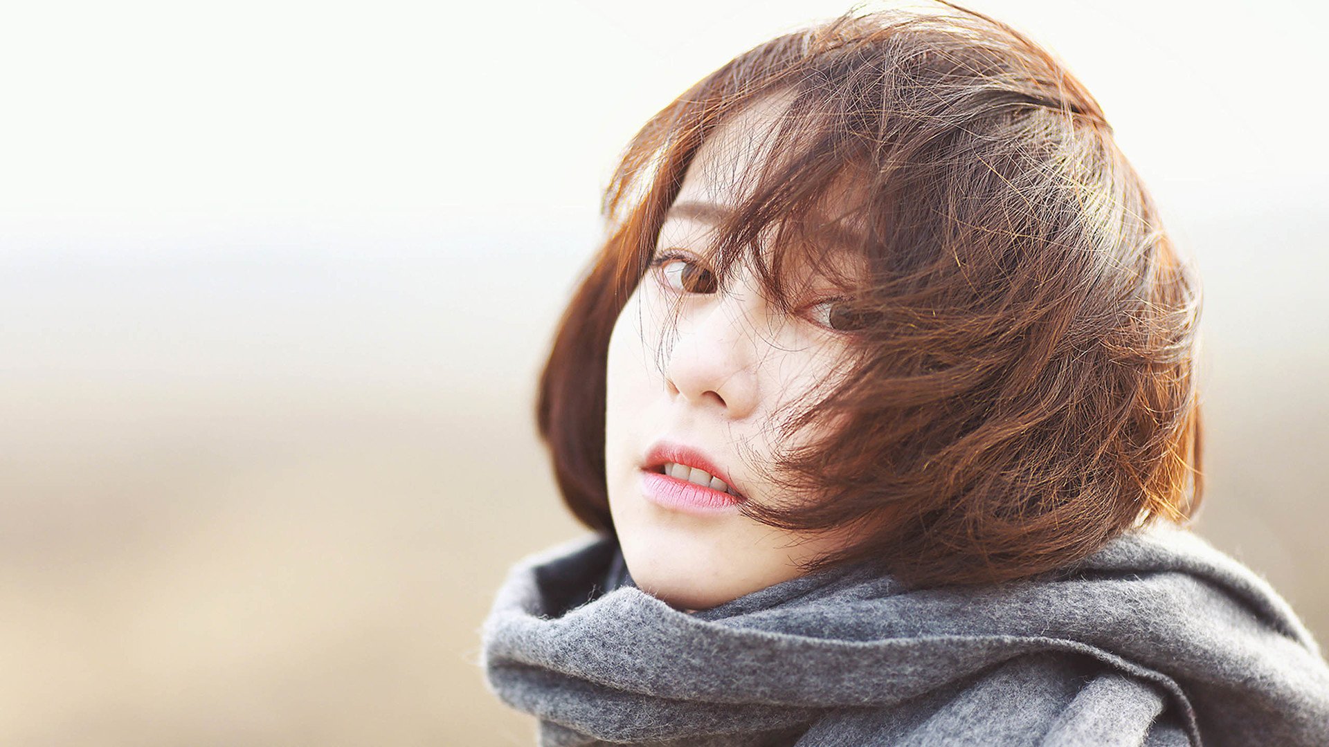 清纯,短发,阳光,治愈系