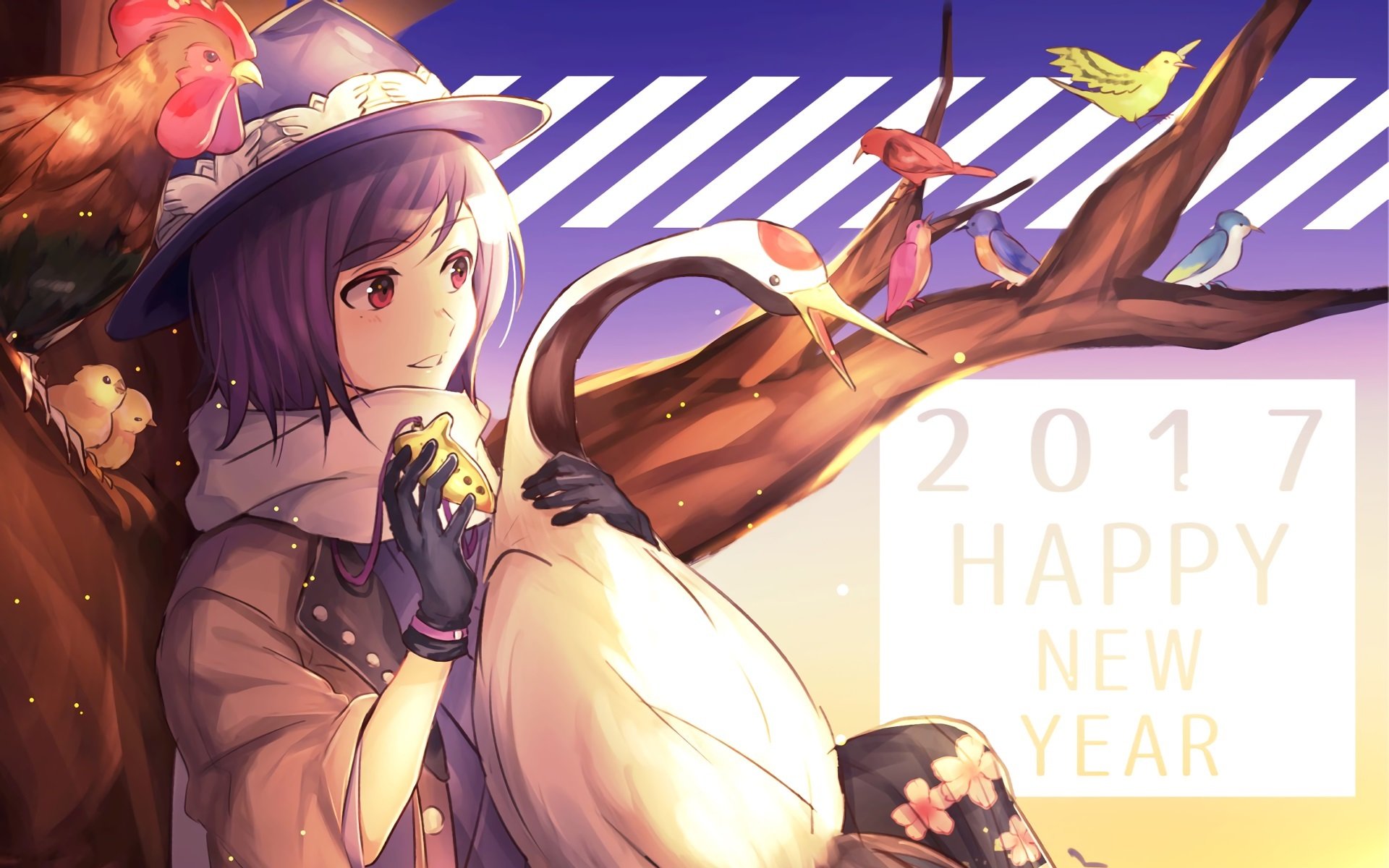 2017,新年快乐,二次元,春节