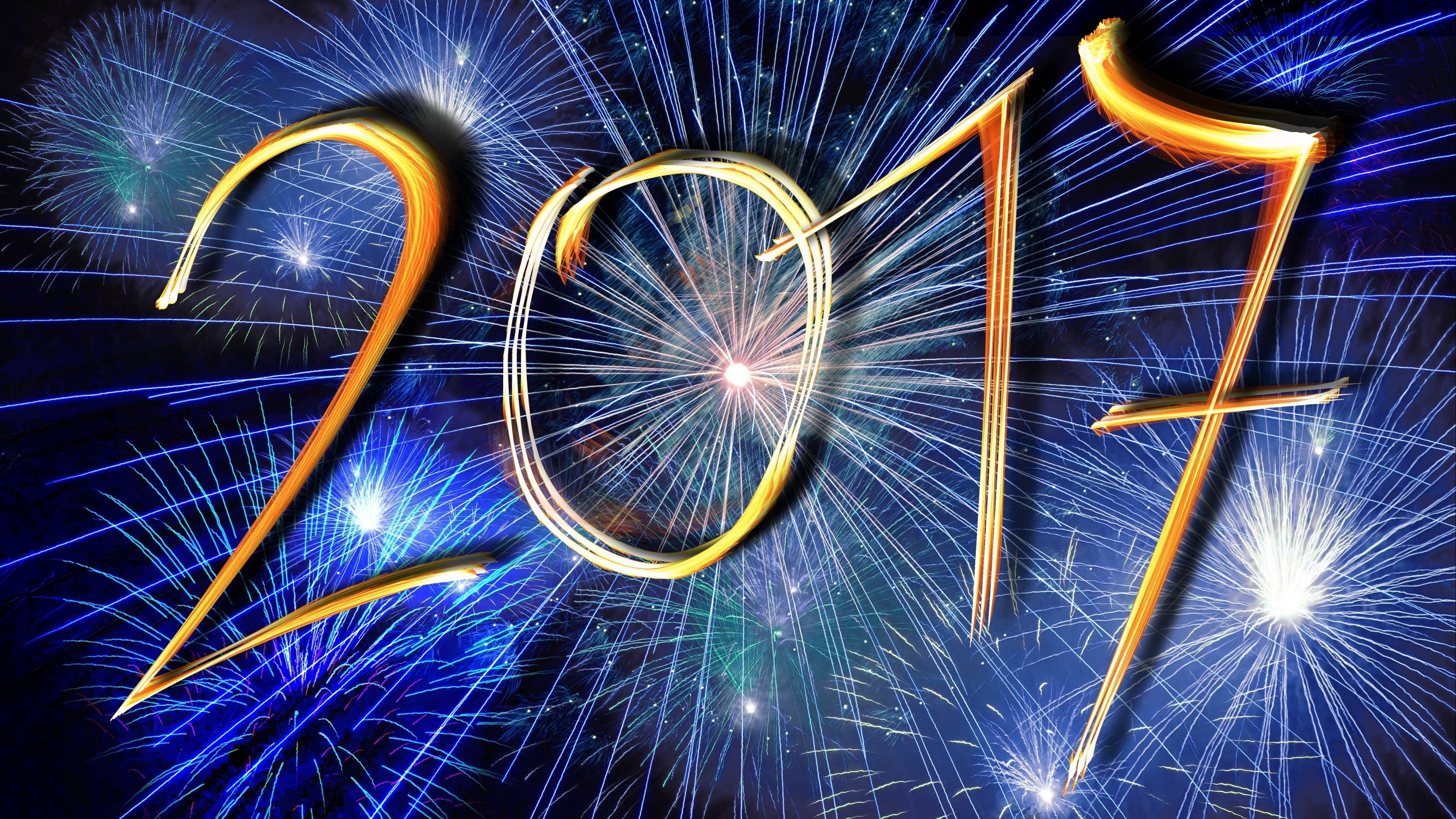 2017,新年快乐,烟花