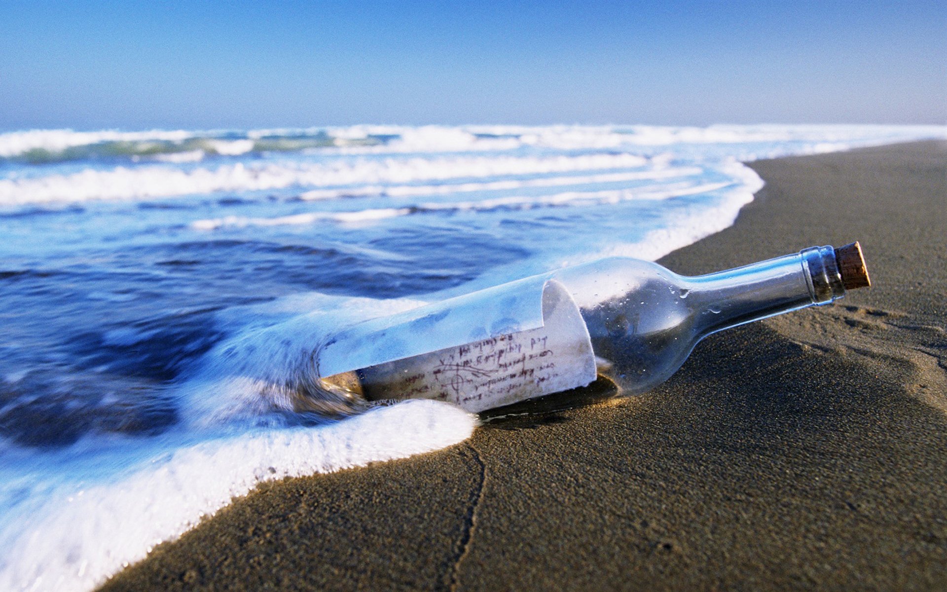 海洋天堂,漂流瓶