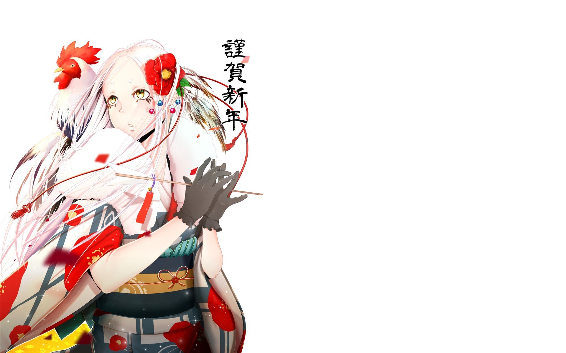 新年快乐,春节,谨贺新年,二次元