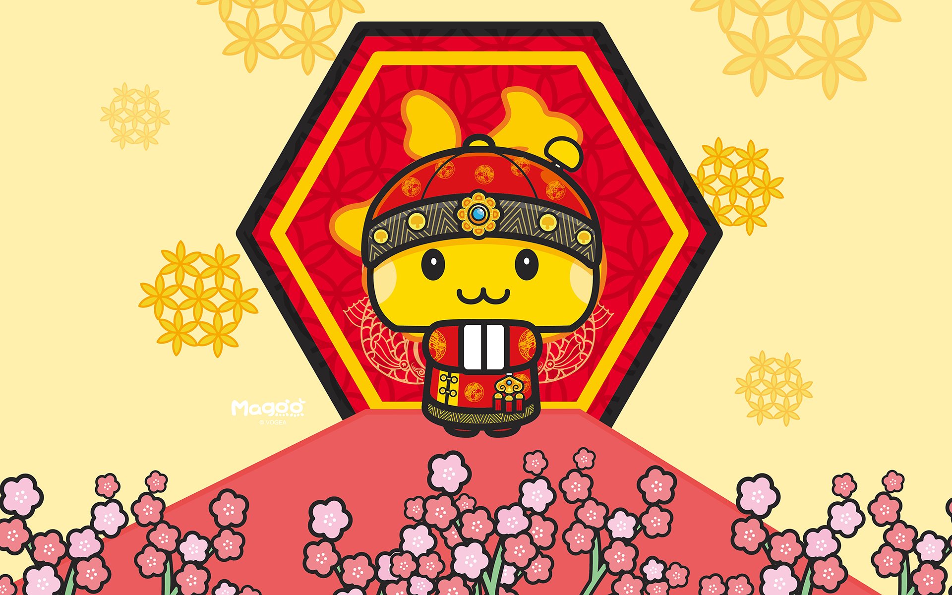 2017,新年快乐,蘑菇点点