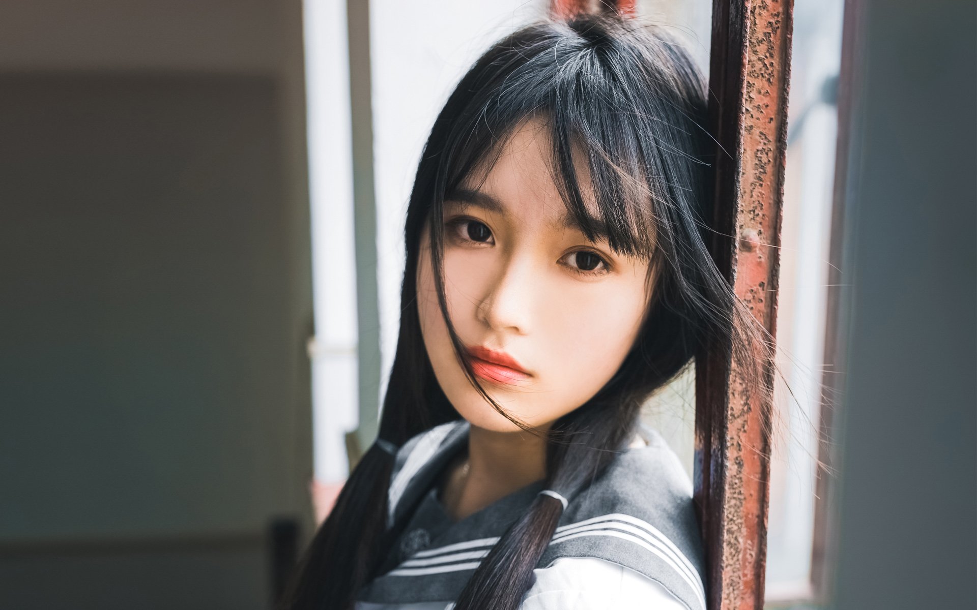 清纯,文艺,校服