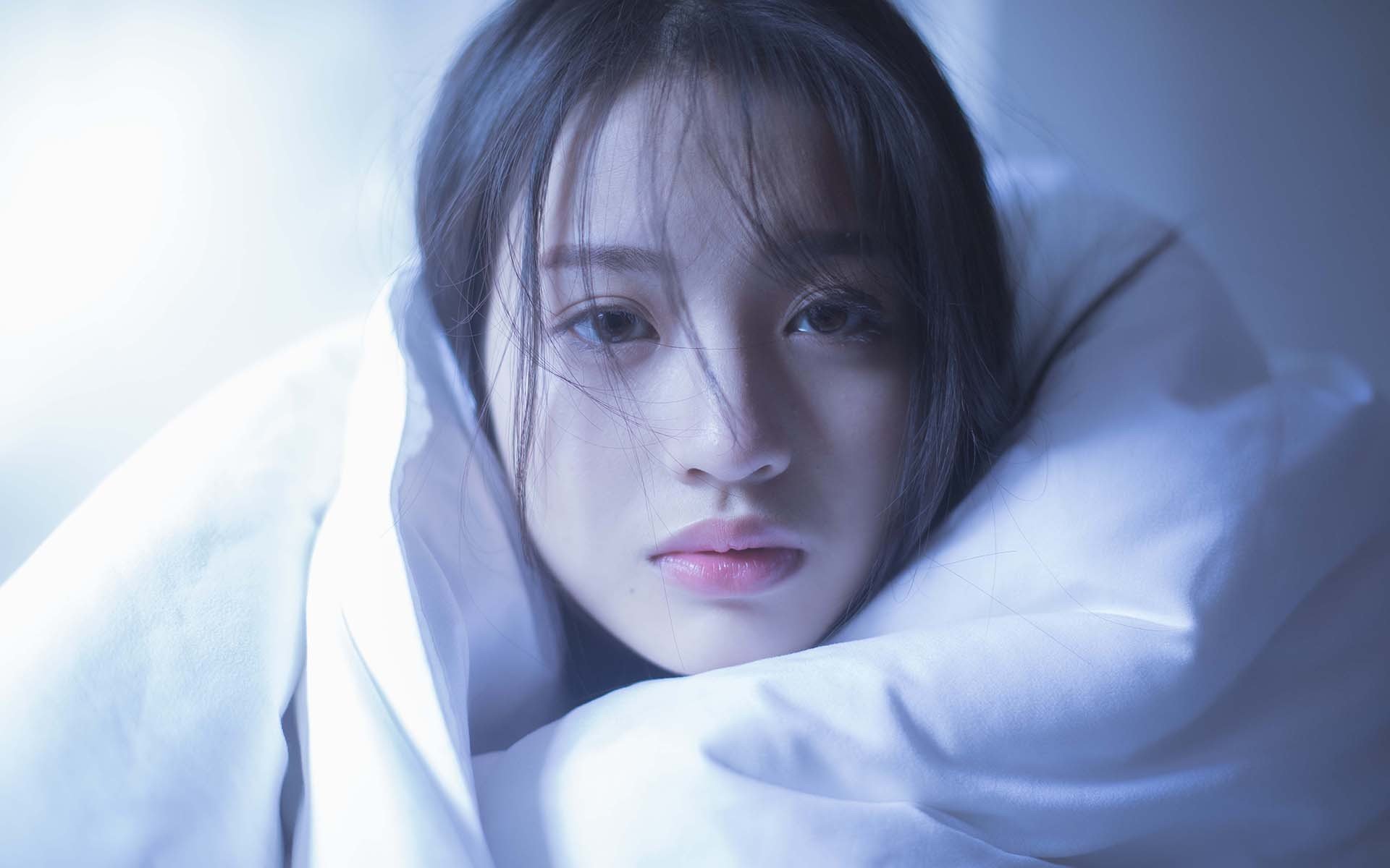 清纯,冬日,被窝