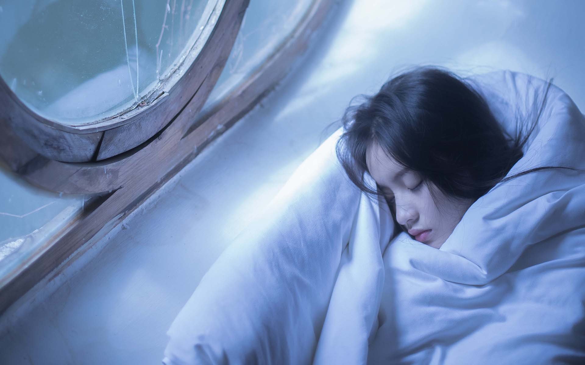 清纯,冬日,被窝