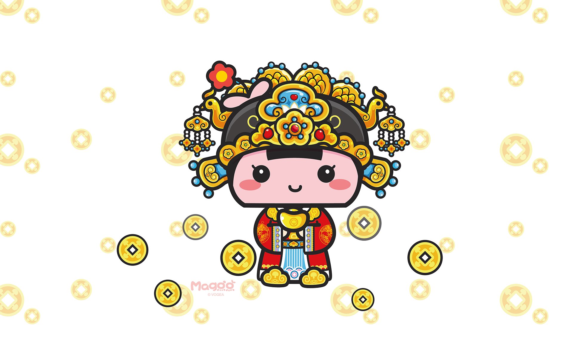 2017,新年快乐,蘑菇点点,春节