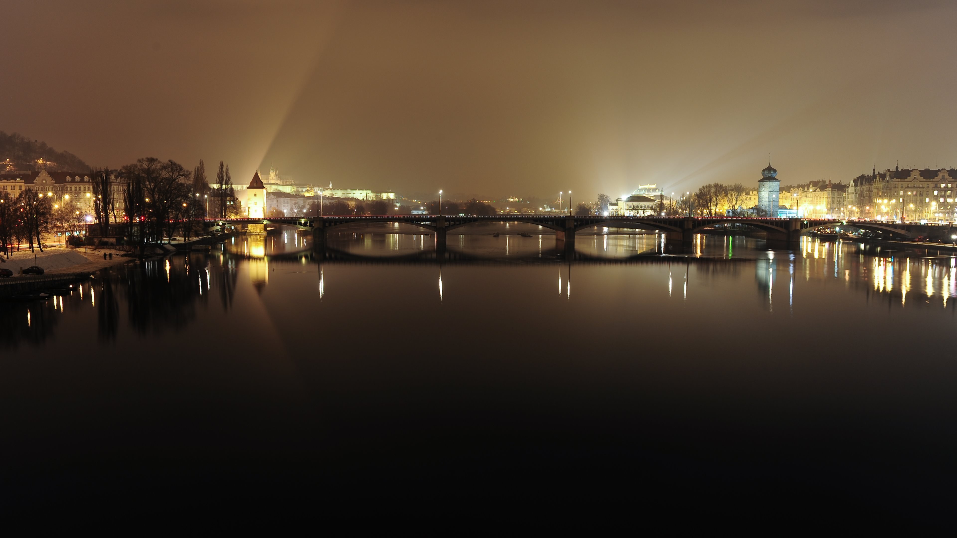 城市,建筑,灯光,夜景,桥梁