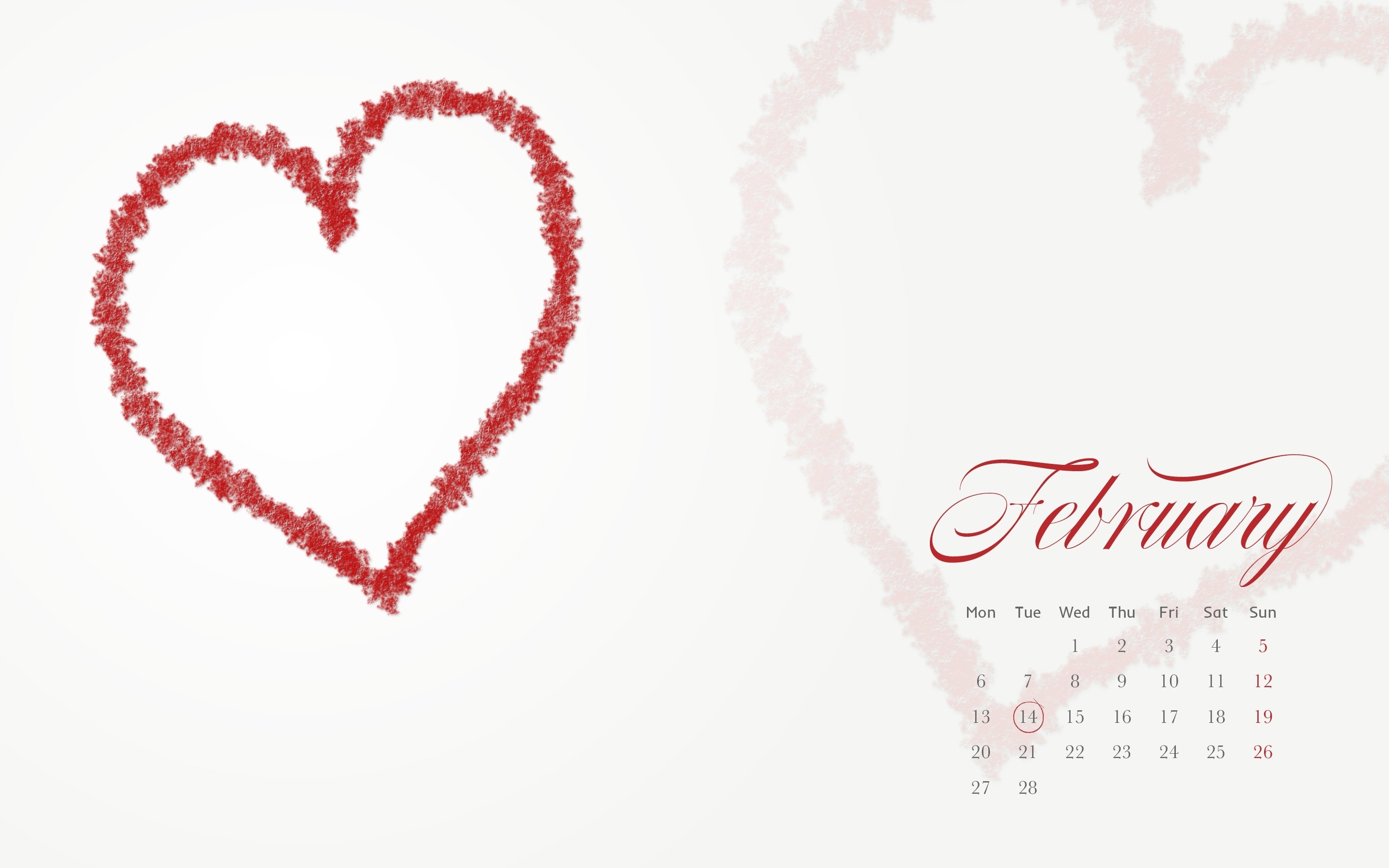 2017年2月,情人节,爱心