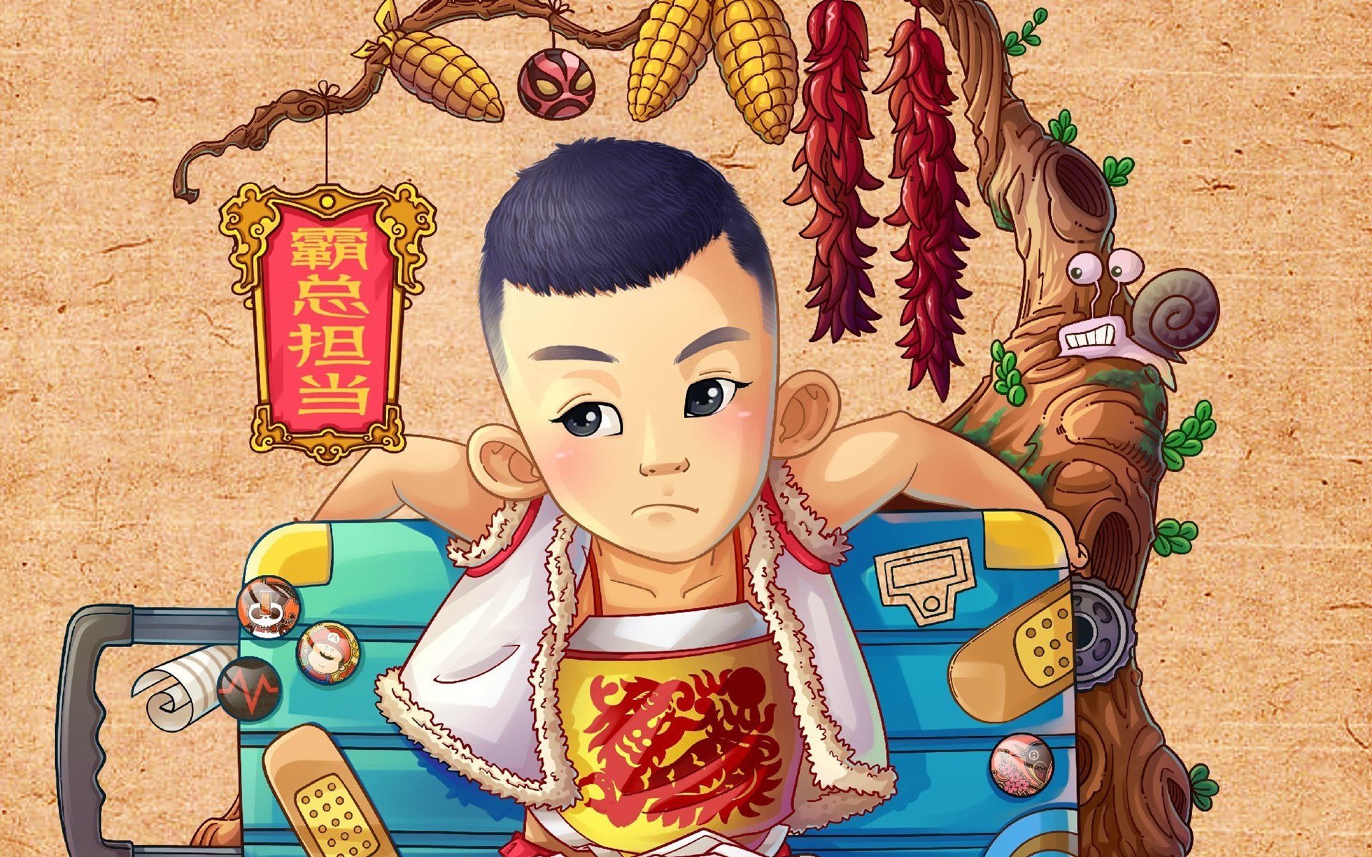 爸爸去哪儿,胡皓康