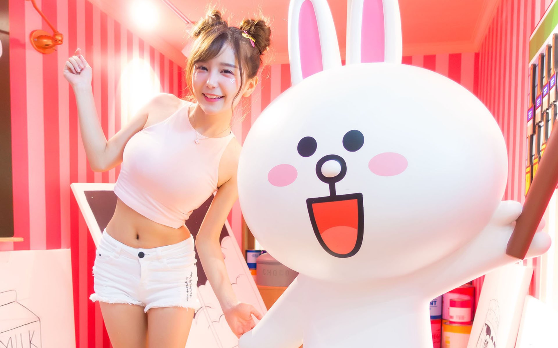 清纯,可爱,妮可兔