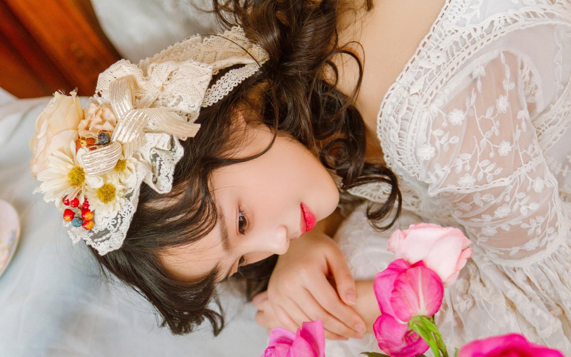 清纯,可爱,鲜花