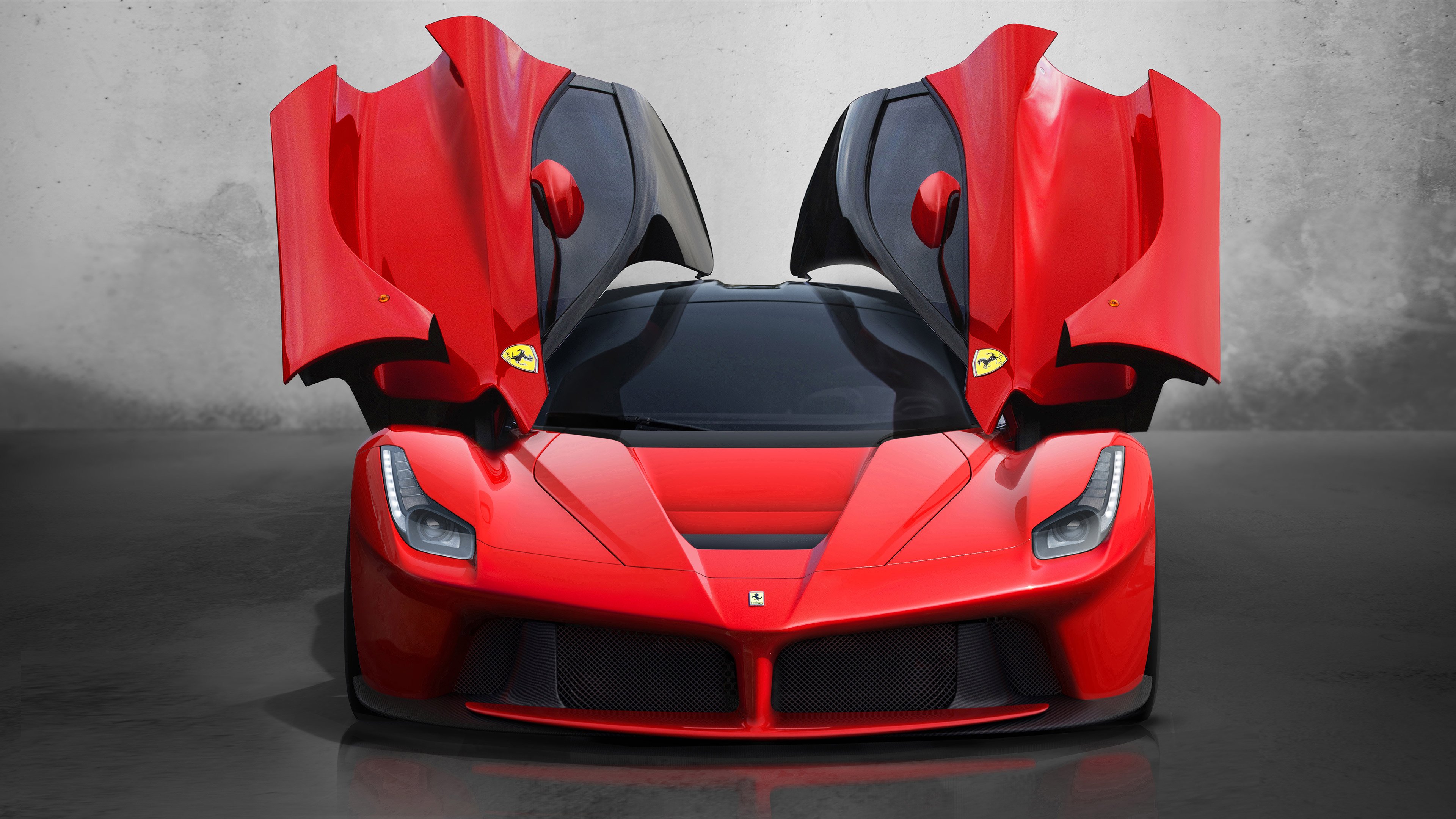 法拉利,红色跑车