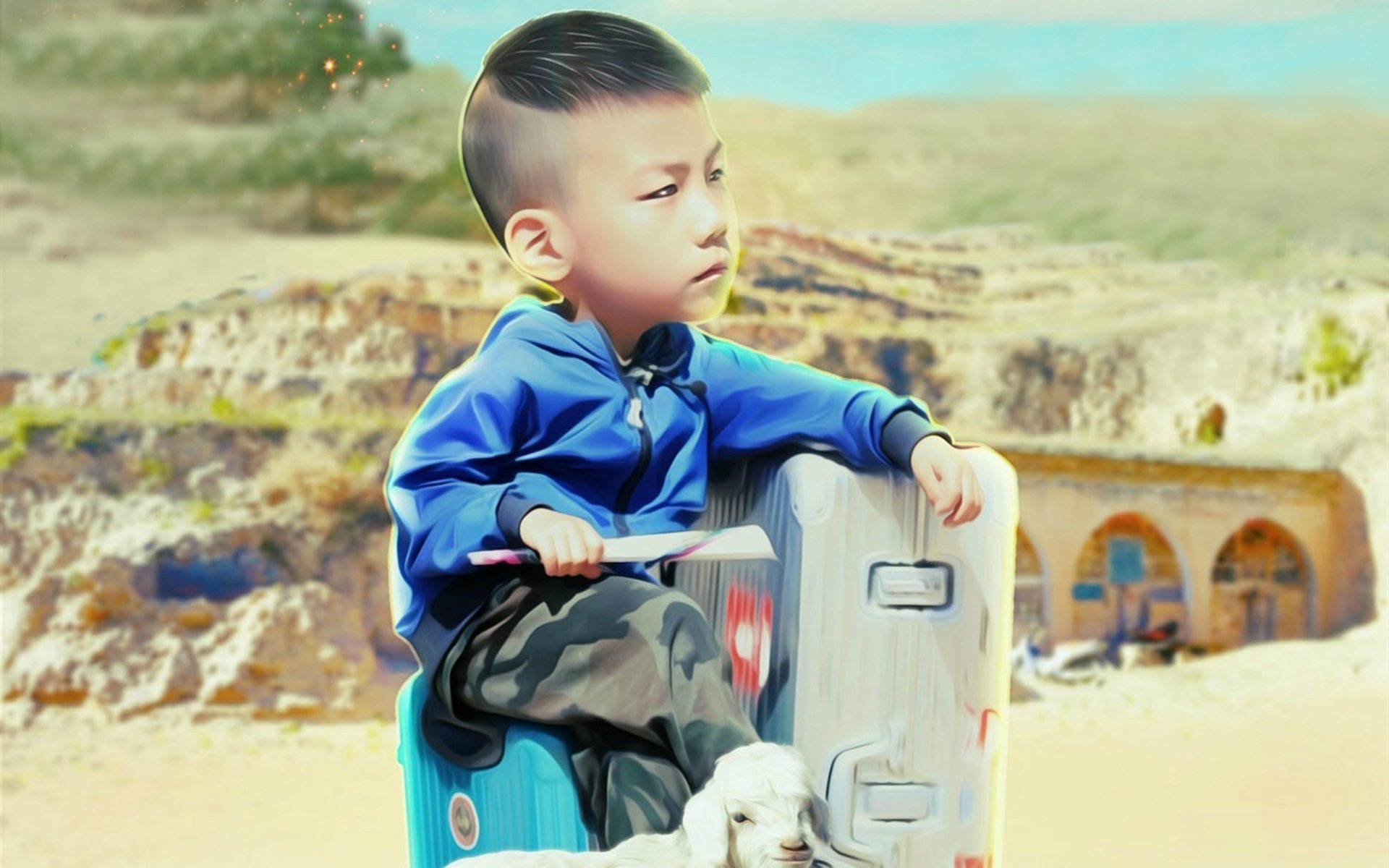 爸爸去哪儿,胡皓康