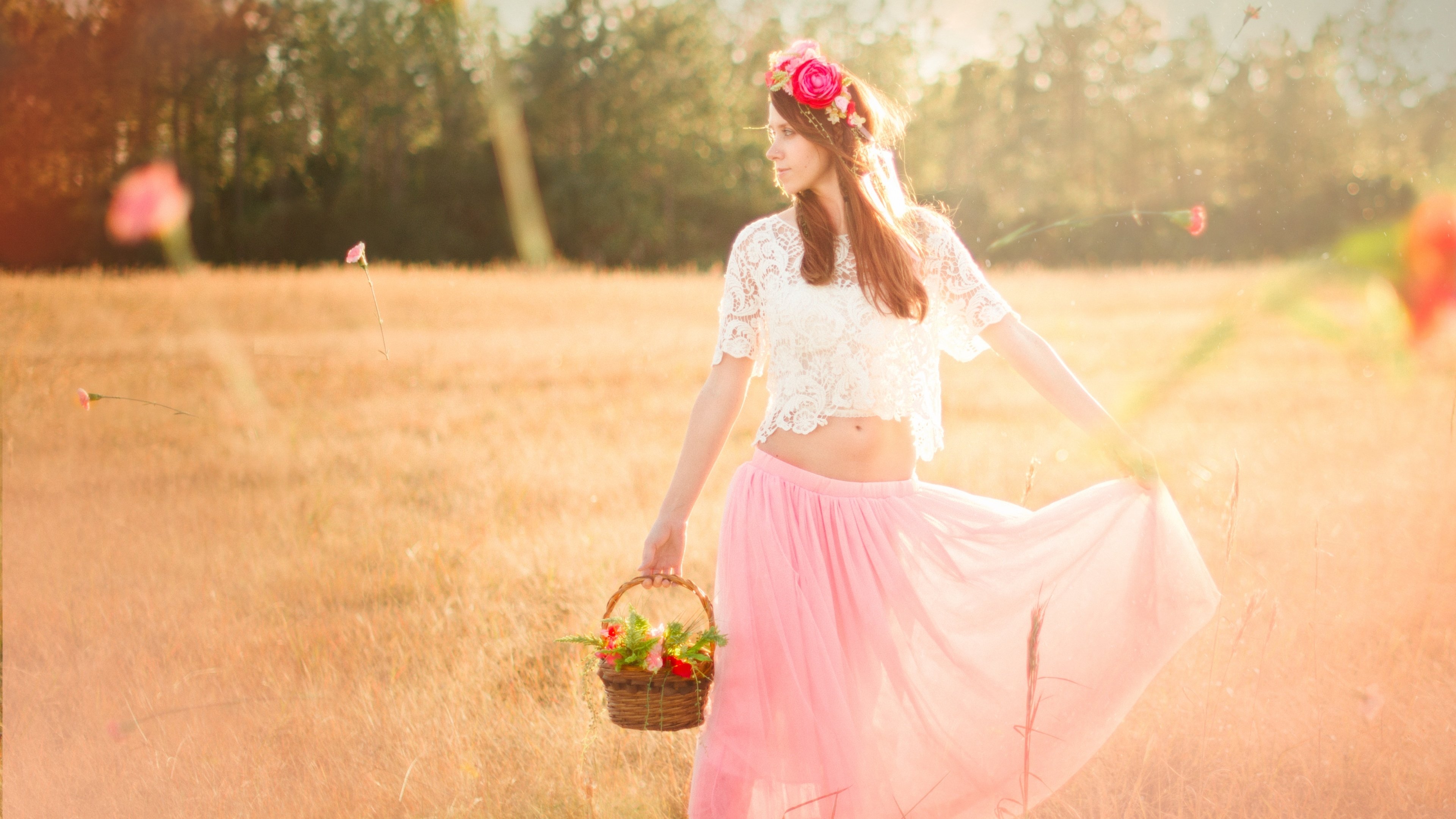 欧美,鲜花,阳光