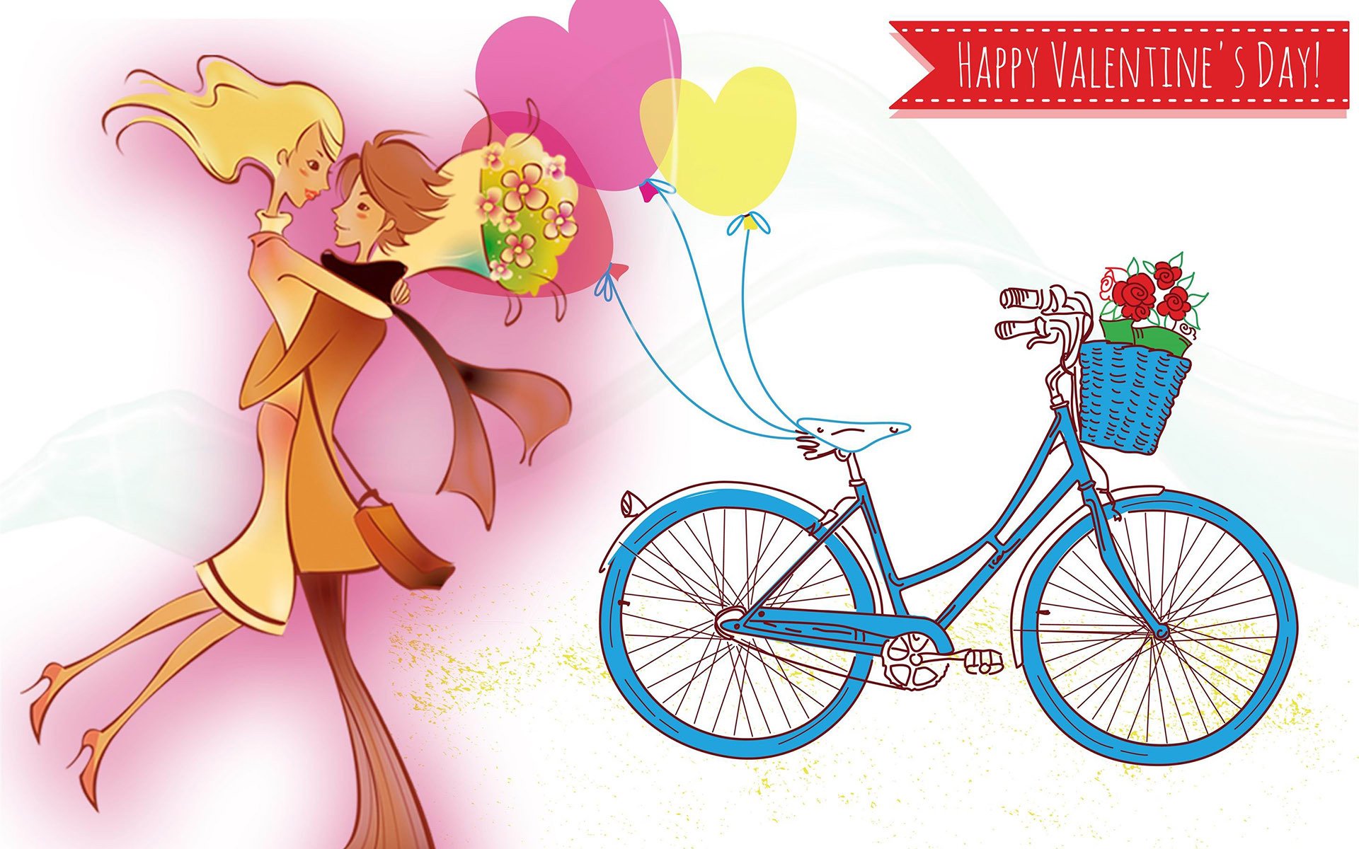 妇女节,女生节,单车,情侣