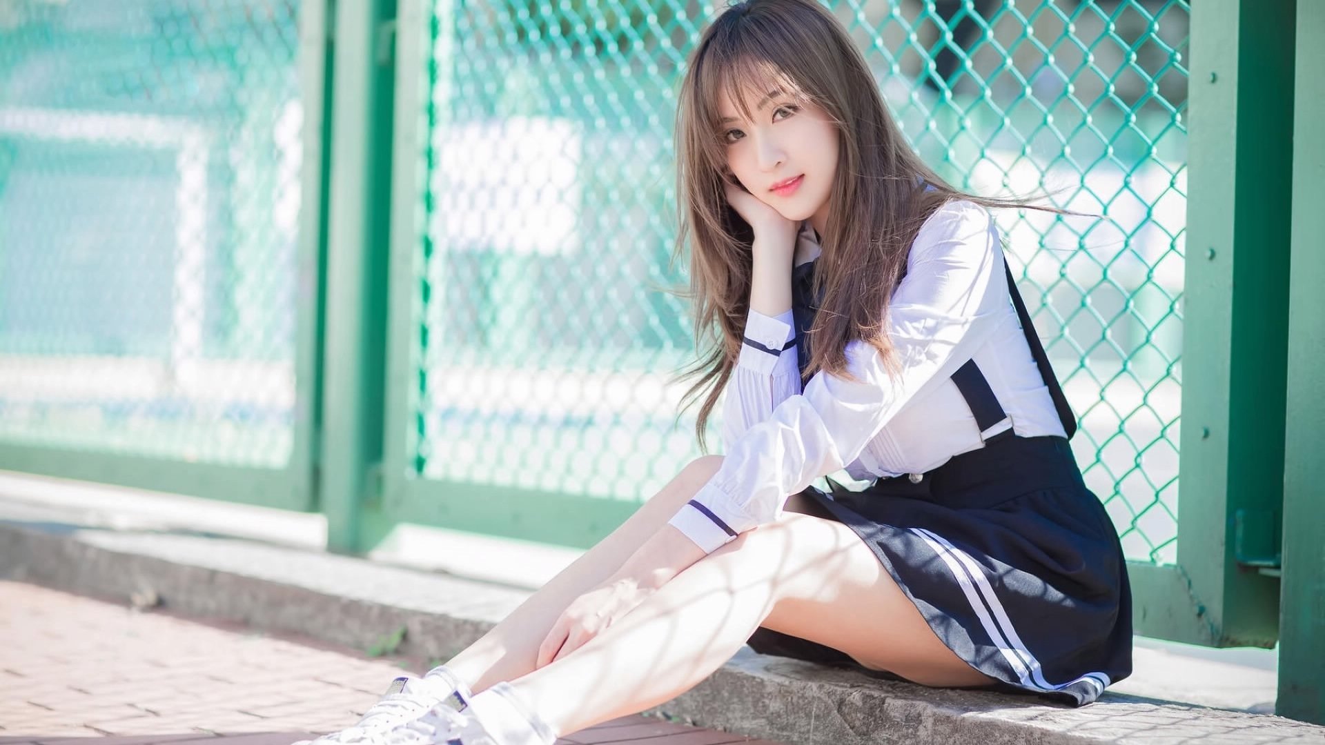 清纯,夏日,校服