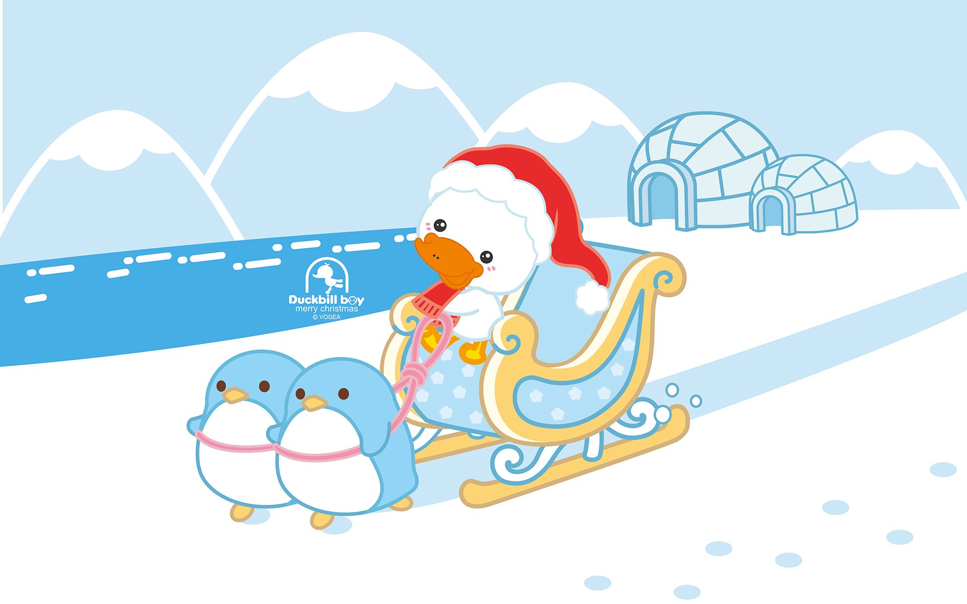 鸭嘴兽男孩,雪橇